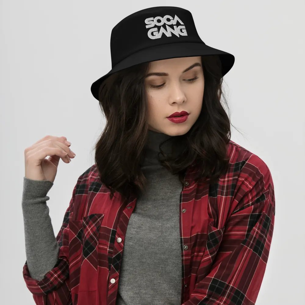 White Logo Bucket Hat (Embroidered) product image (12)
