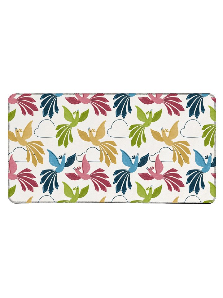 Mid-Century Modern Firebirds Desk Mat product image (1)