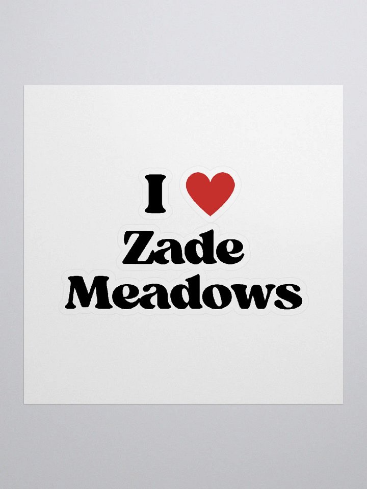 Zade Meadows Sticker product image (1)