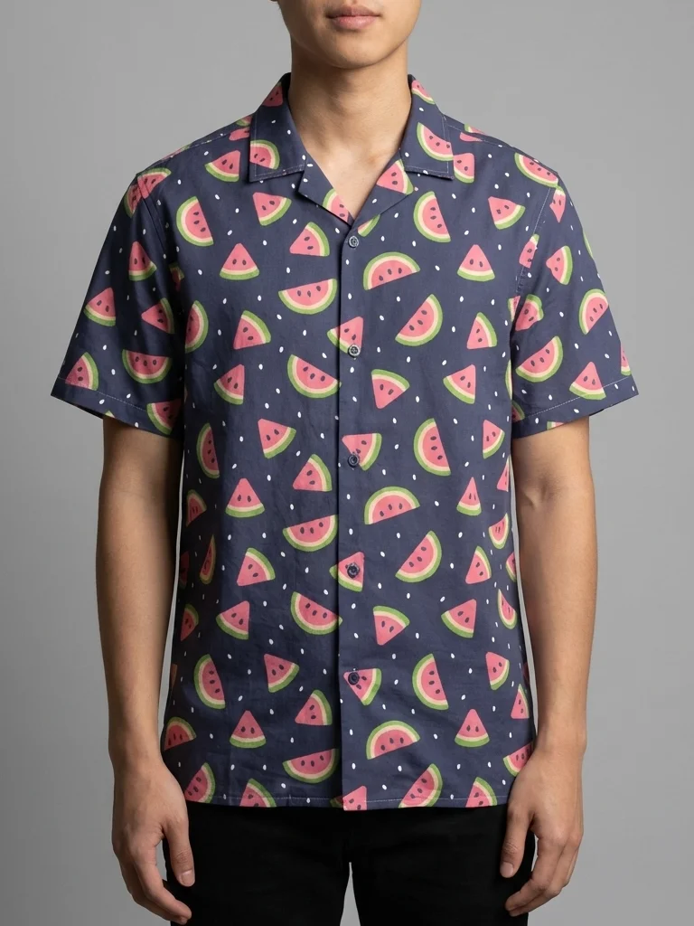 Watermelon Slice Hawaiian Shirt product image (9)