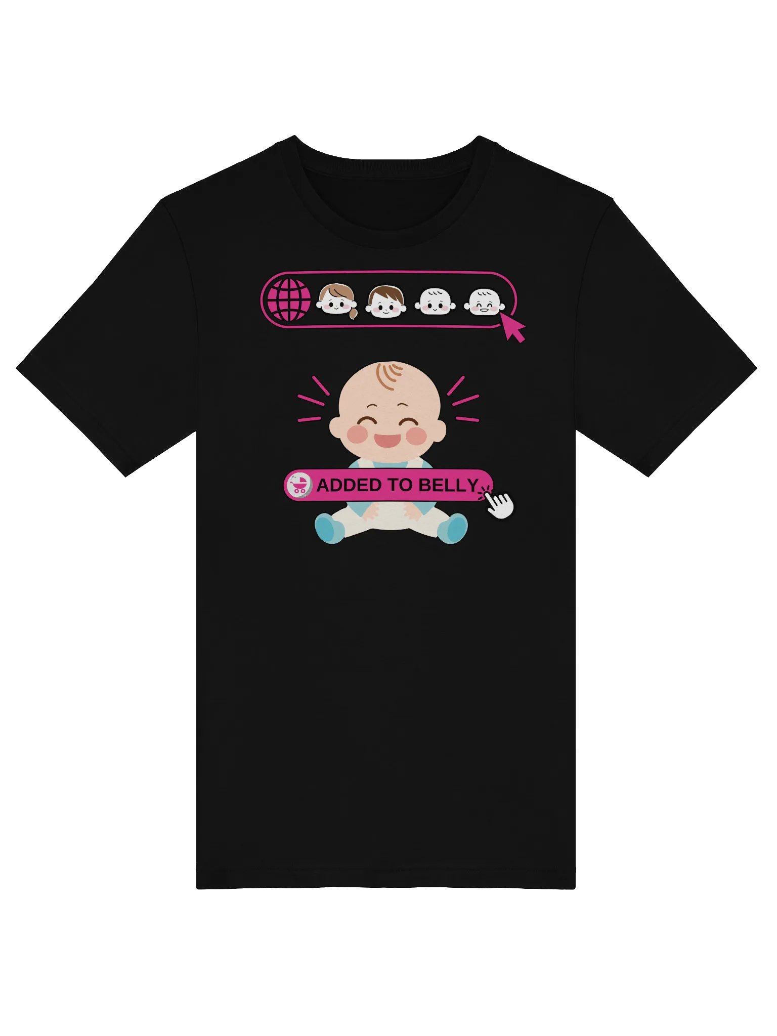 Funny 'Baby Loading' Pregnancy Announcement T-Shirt | Cute Mom-to-Be Reveal Tee | Expecting Mom Gift product image (6)