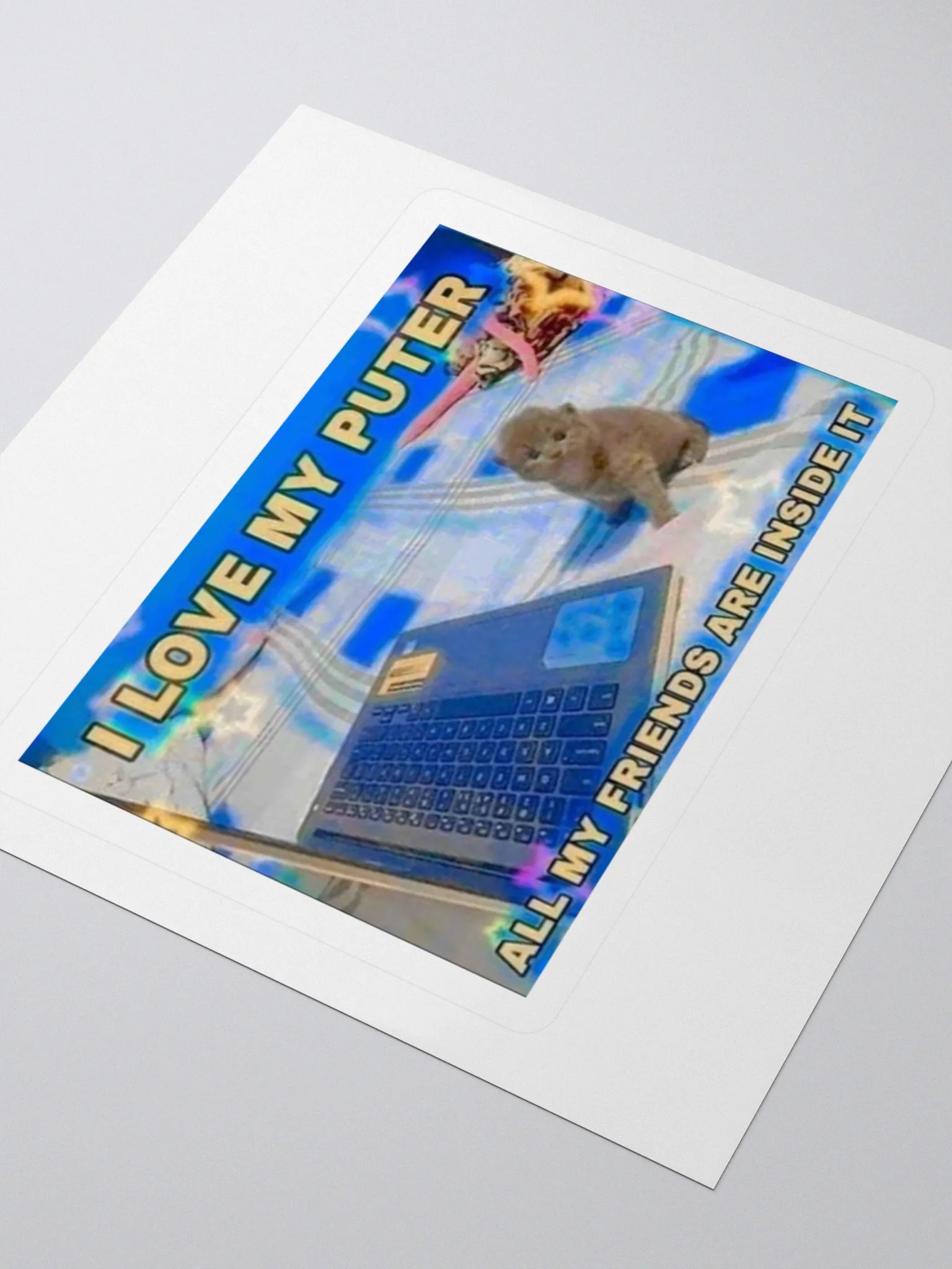 I love My Puter Sticker product image (3)