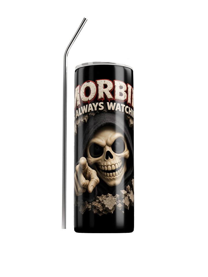 ''Morbid is Always Watching 2.0'' Stainless Steel Tumbler product image (1)