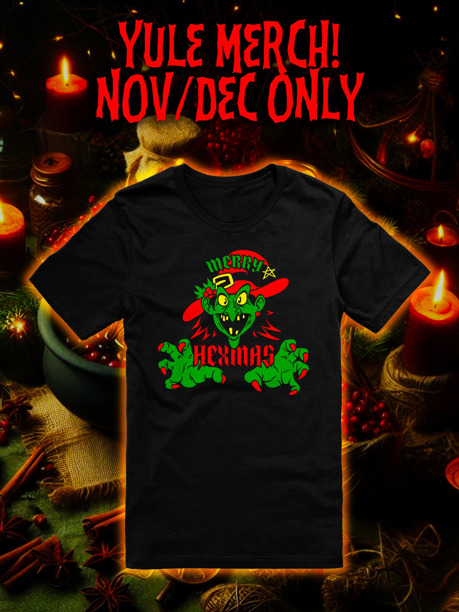 Merry Hexmas 2024 Tee product image (1)