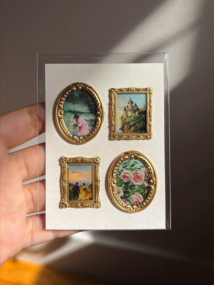 Love Story Mini Handmade Sticker Gallery Sheet- Pack of 4 product image (1)