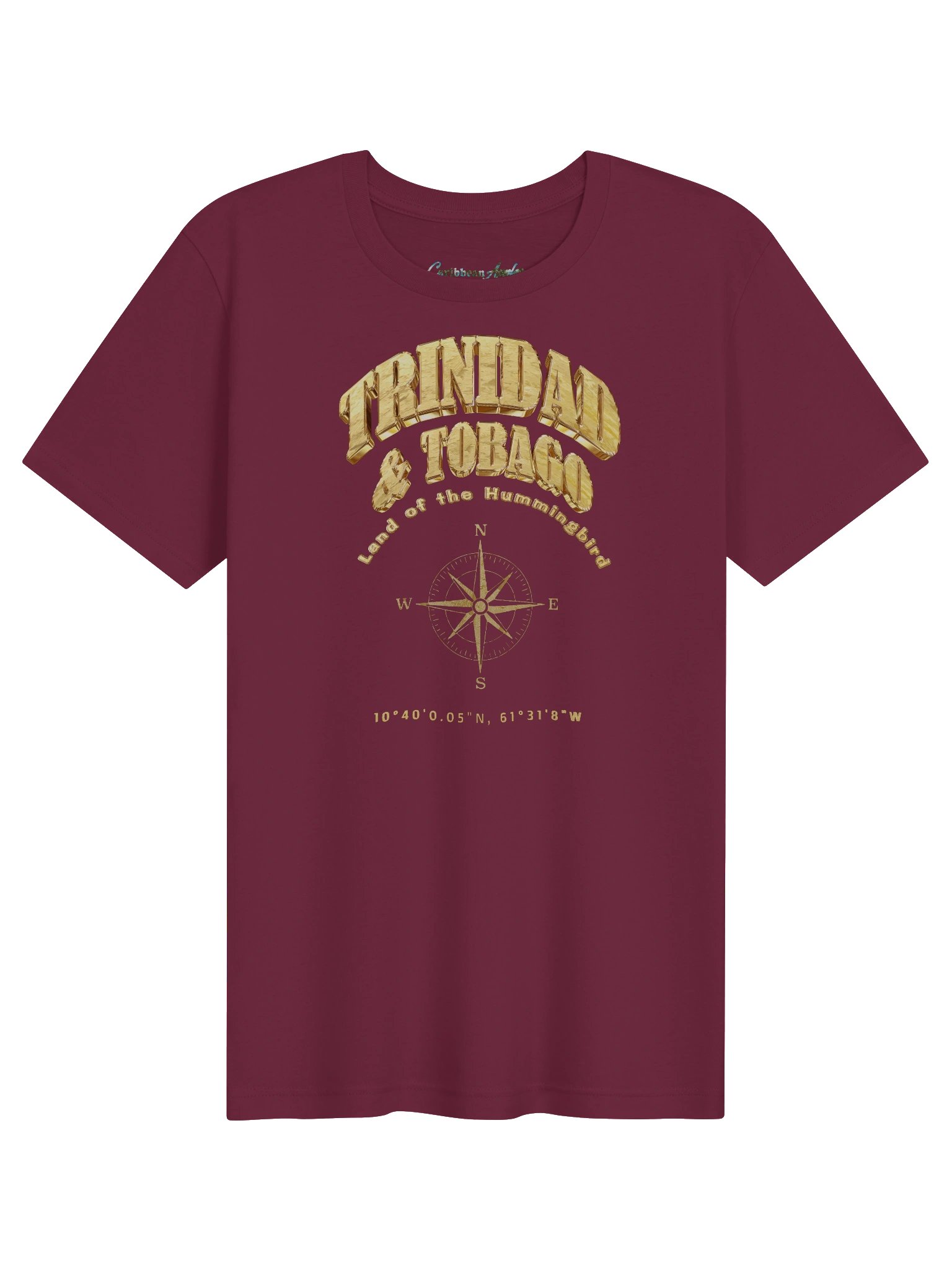 Compass - Trinidad and Tobago - Vintage Gold | Supersoft T-Shirt product image (1)