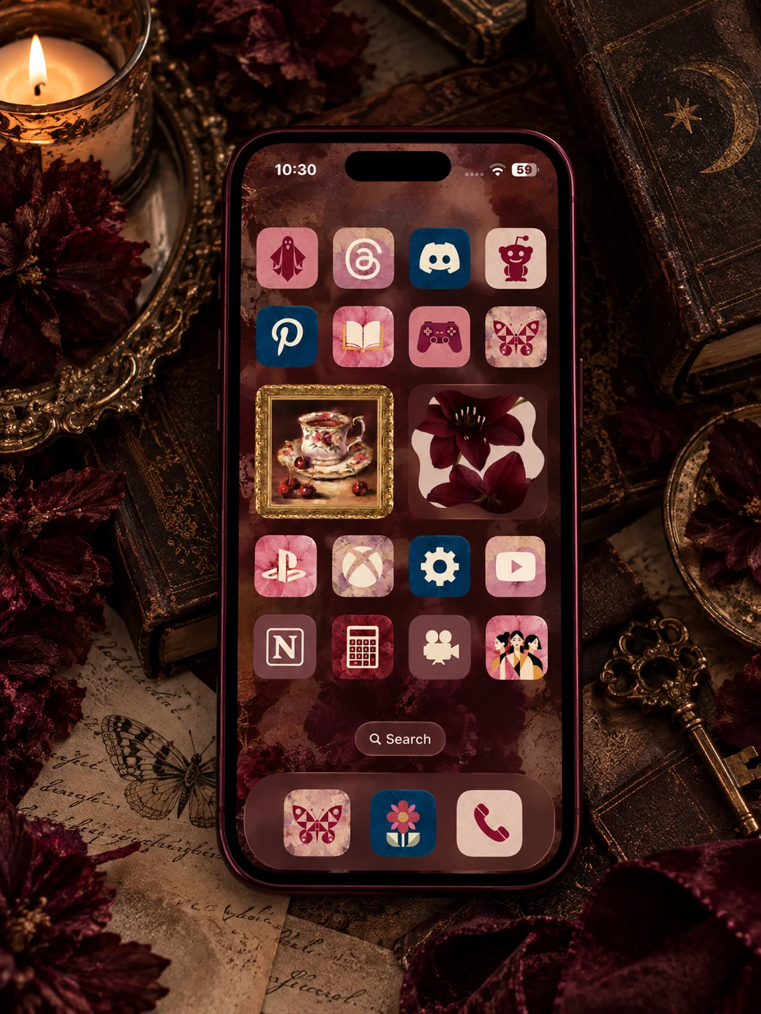 Last Peony Theme | Burgundy product image (3)