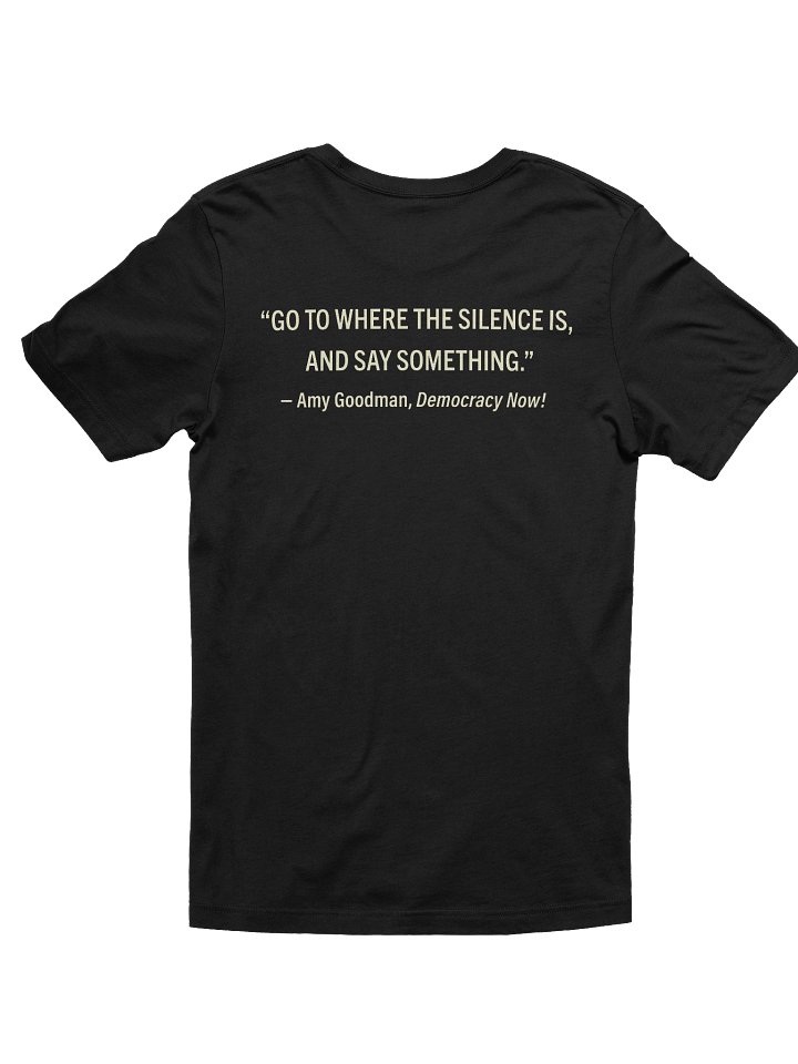 Steal This Story Please - Crew Neck Tee with Artwork on front and Quote on Back product image (2)