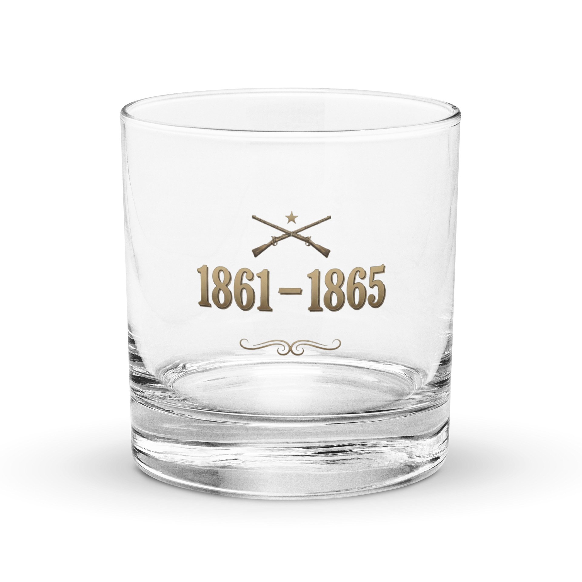 Civil War Whiskey Glass (1861–1865) – Rock Glass product image (3)