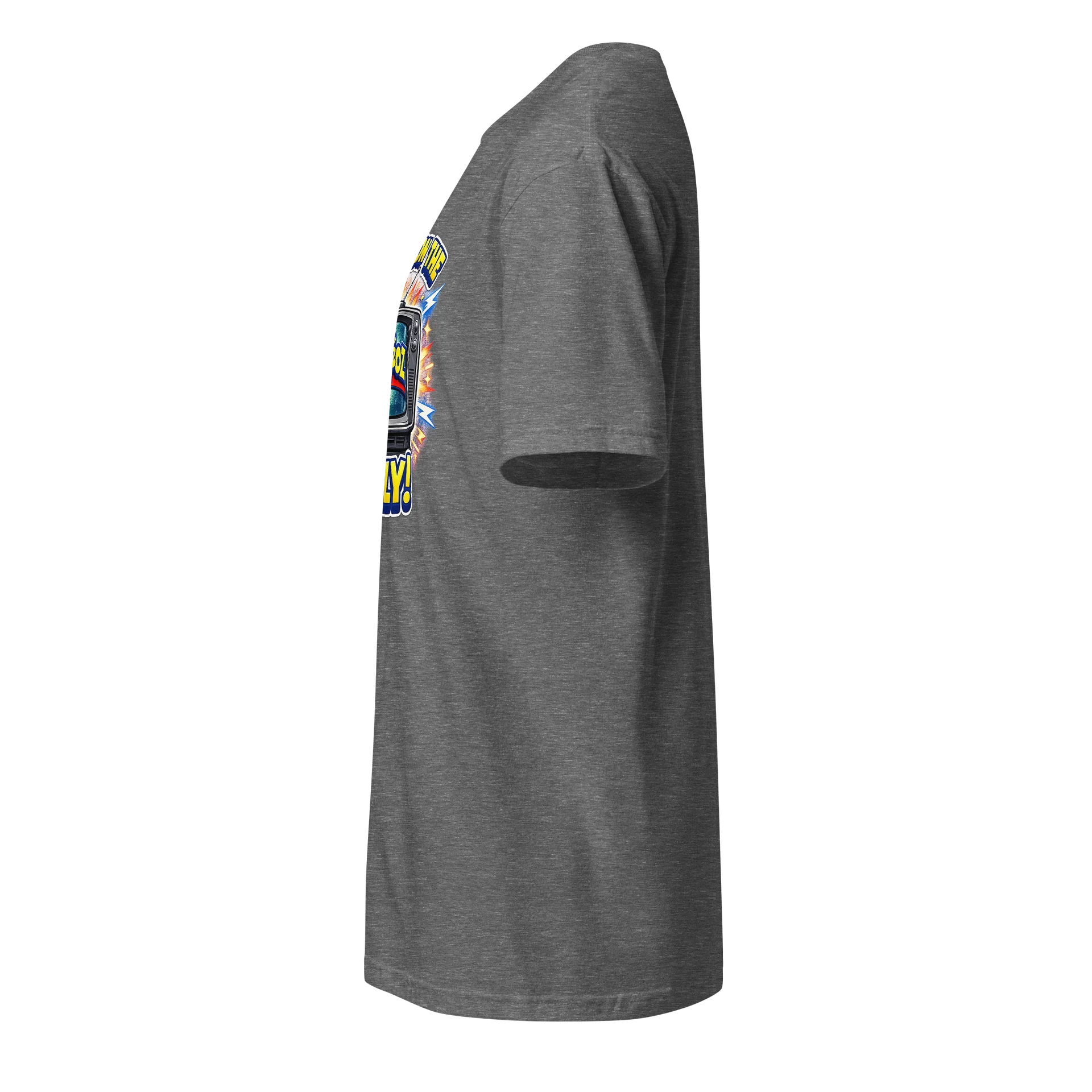 Pop it on the telly basic grey tee product image (3)