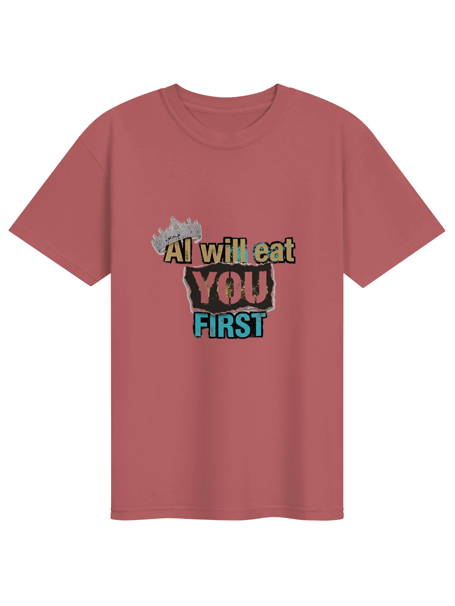 AI Will Eat YOU First Shirt – Funny AI Meme Graphic Tee product image (6)