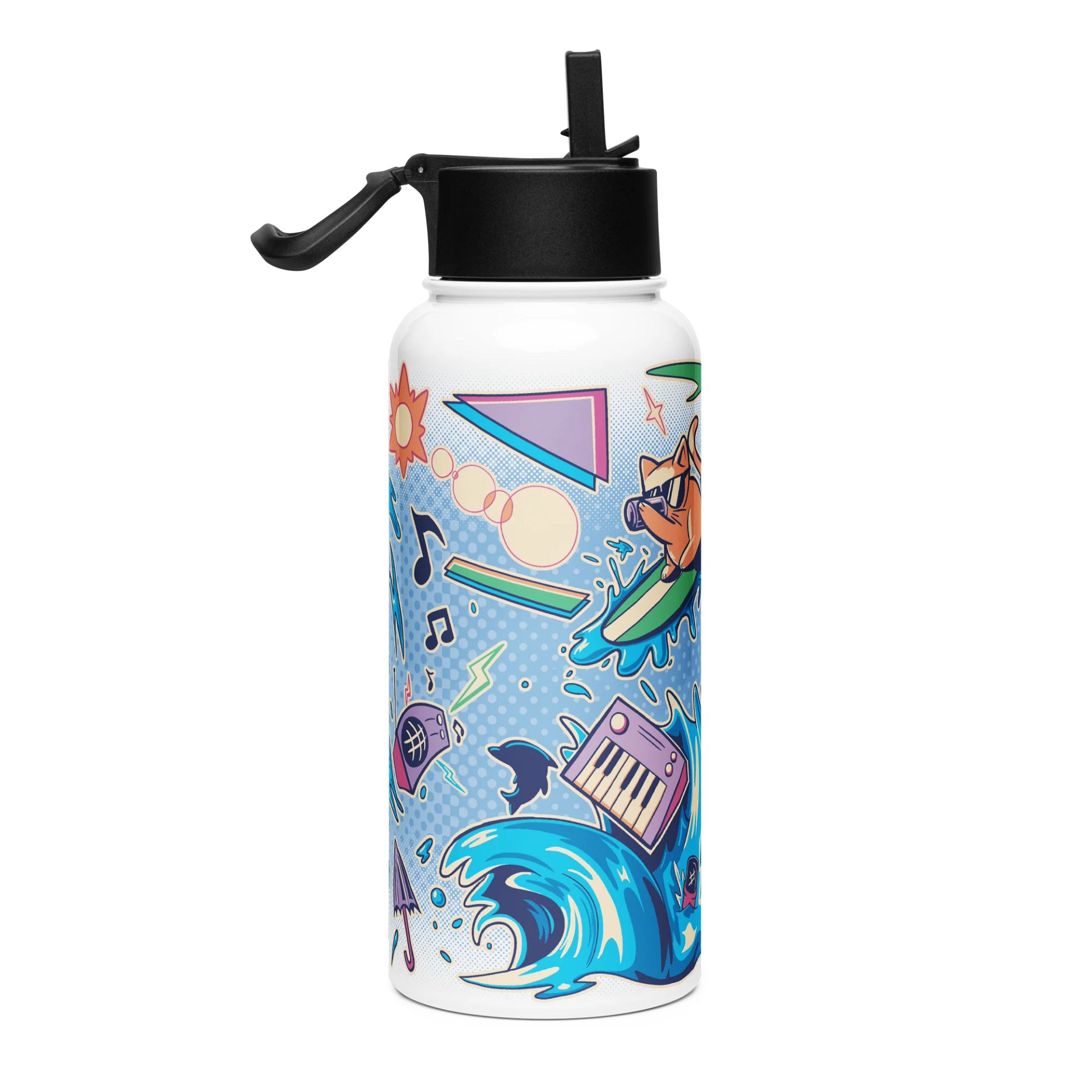Hydrate (or DIEdrate) | Flip Straw Water Bottle product image (4)