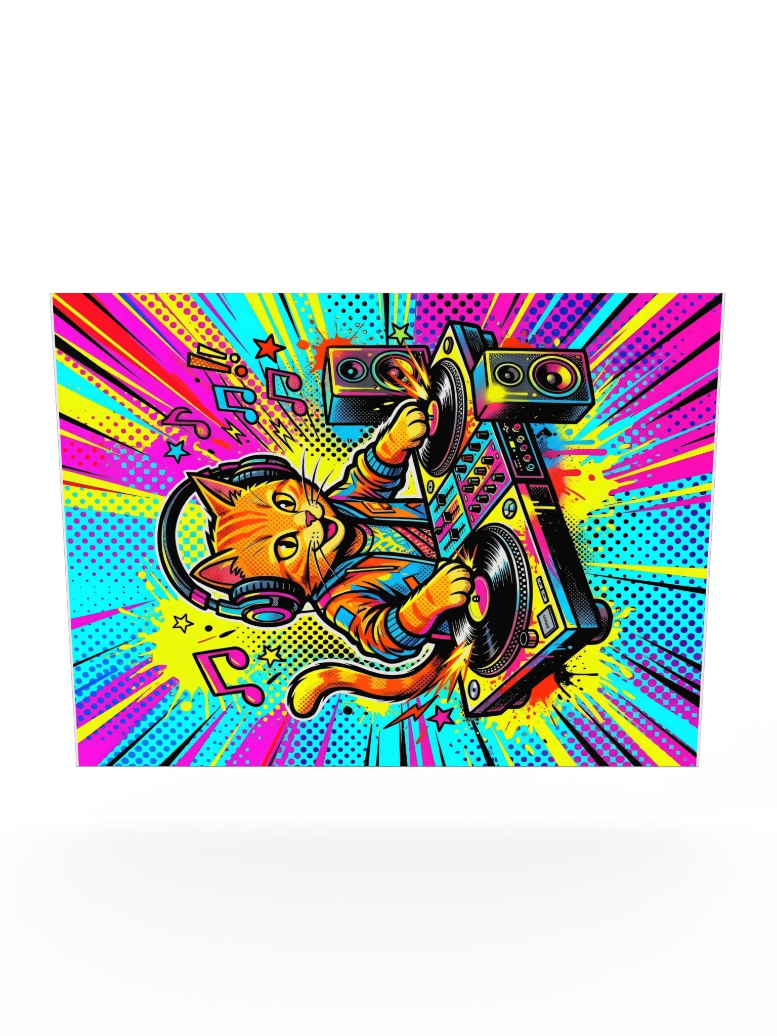 DJ Orange Cat Poster product image (24)