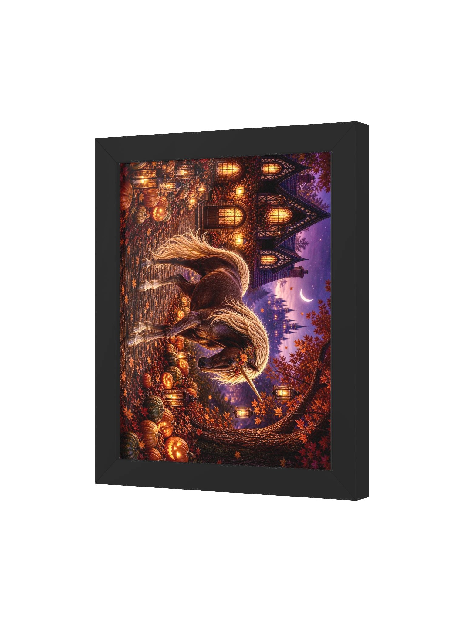 Halloween Unicorn Framed Poster product image (43)