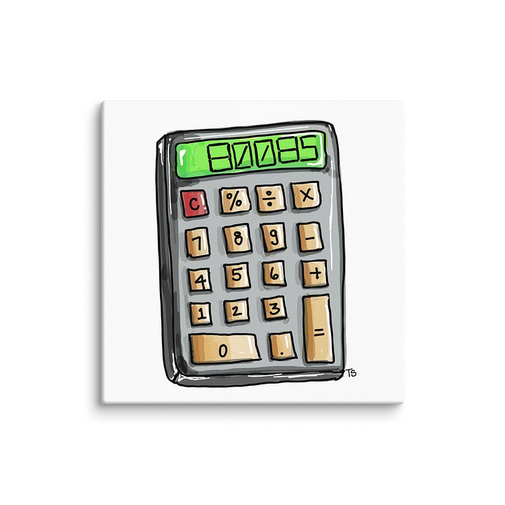 BoobsCalculator Canvas Print product image (2)