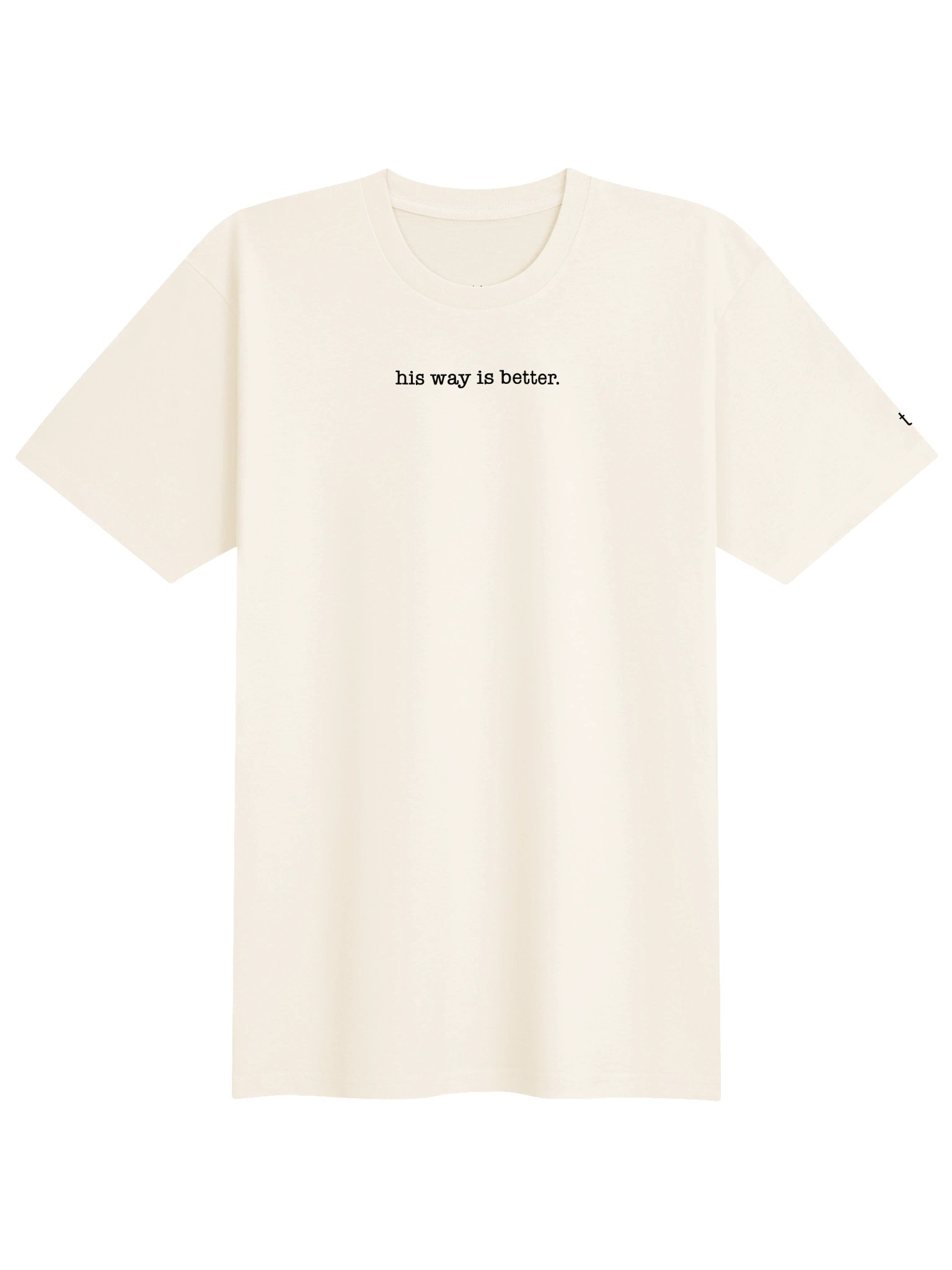 T-Shirt His way is better - Black product image (3)