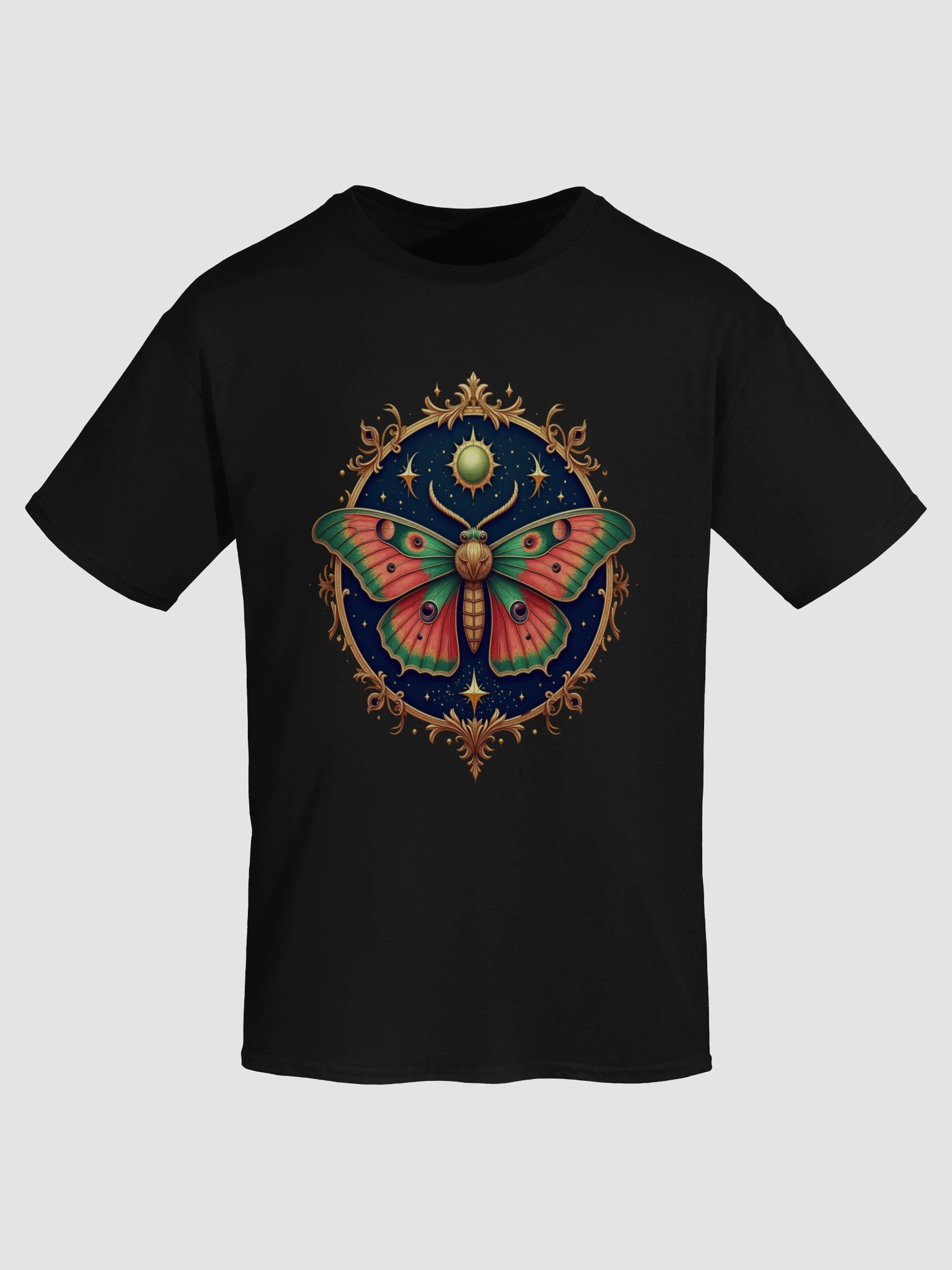 Mystical Moth with Celestial Sun and Stars Design product image (6)
