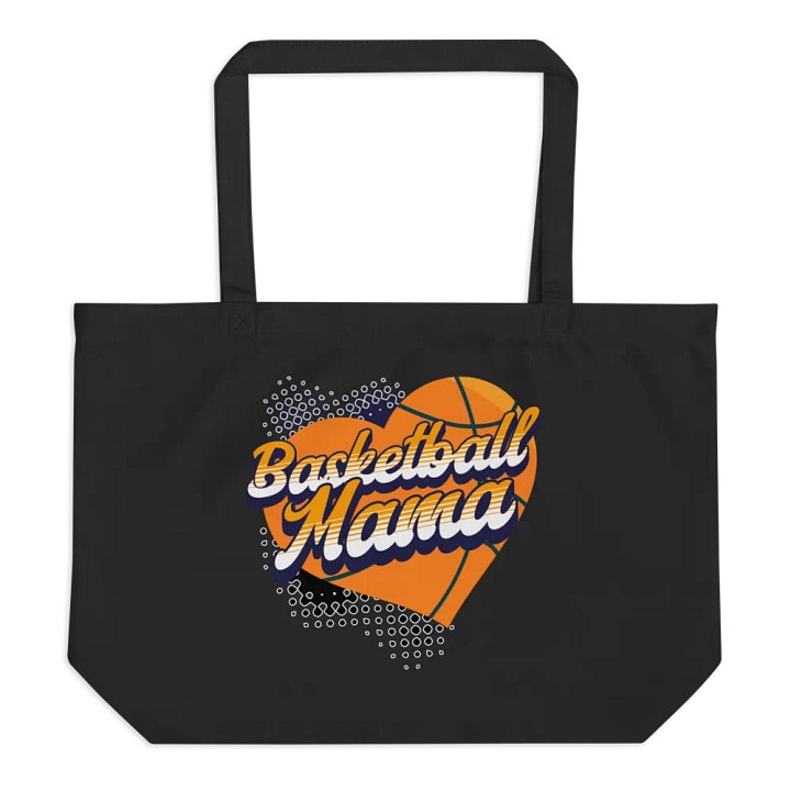 Mama Heart Basketball Tote product image (1)