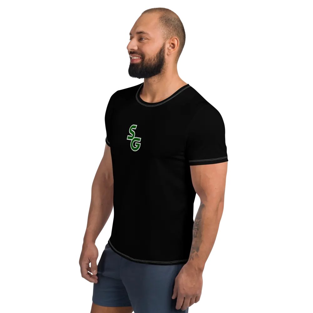 SG Forest Green Logo Black Athletic Tee product image (3)