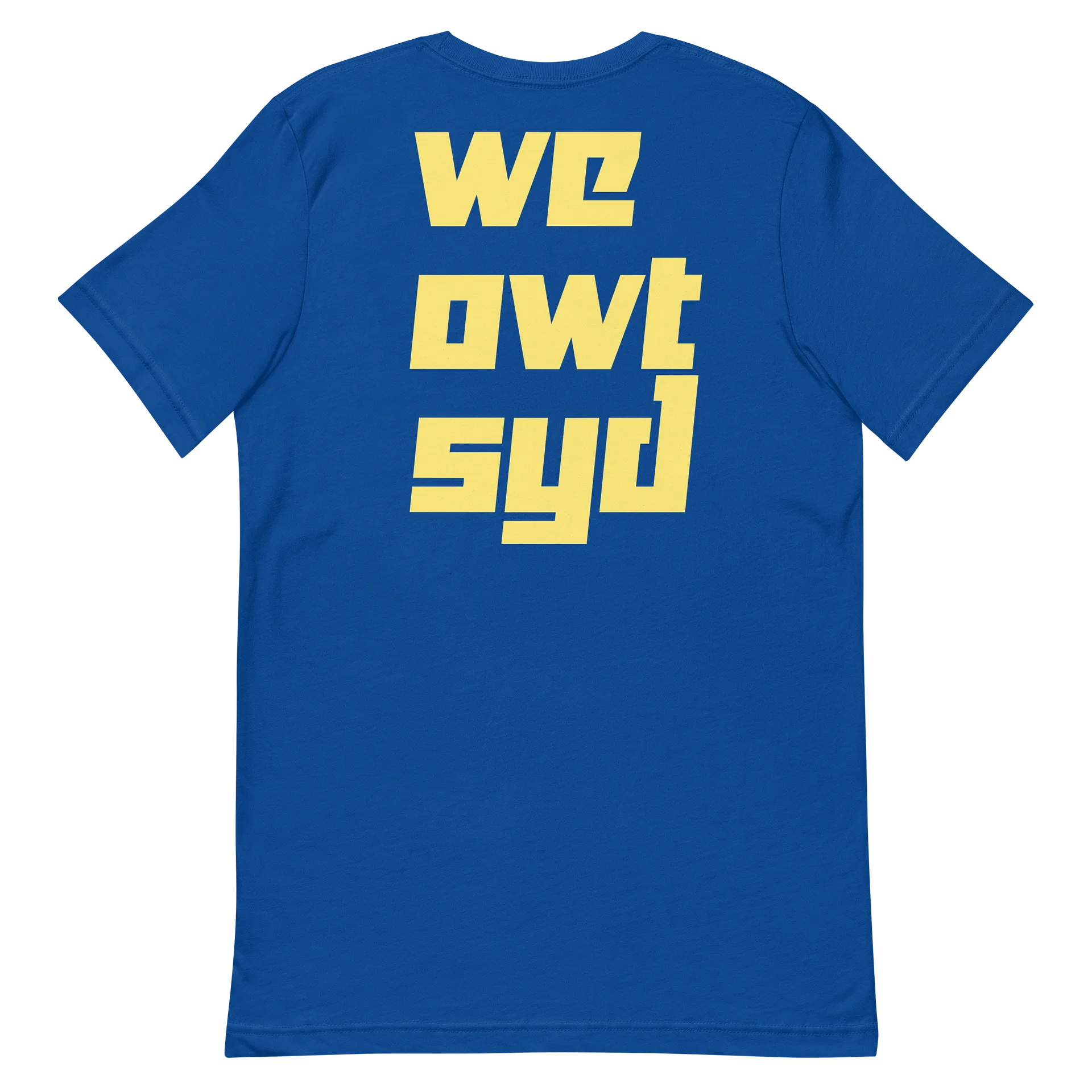 WeOwtsyd Gen 2 Premium T-Shirt - Alt Blue / Yellow product image (6)