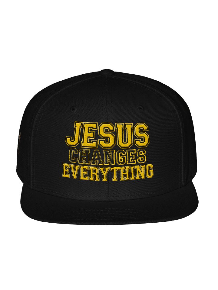 Jesus Changes Everything Premium Embroidered Snapback Cap product image (4)