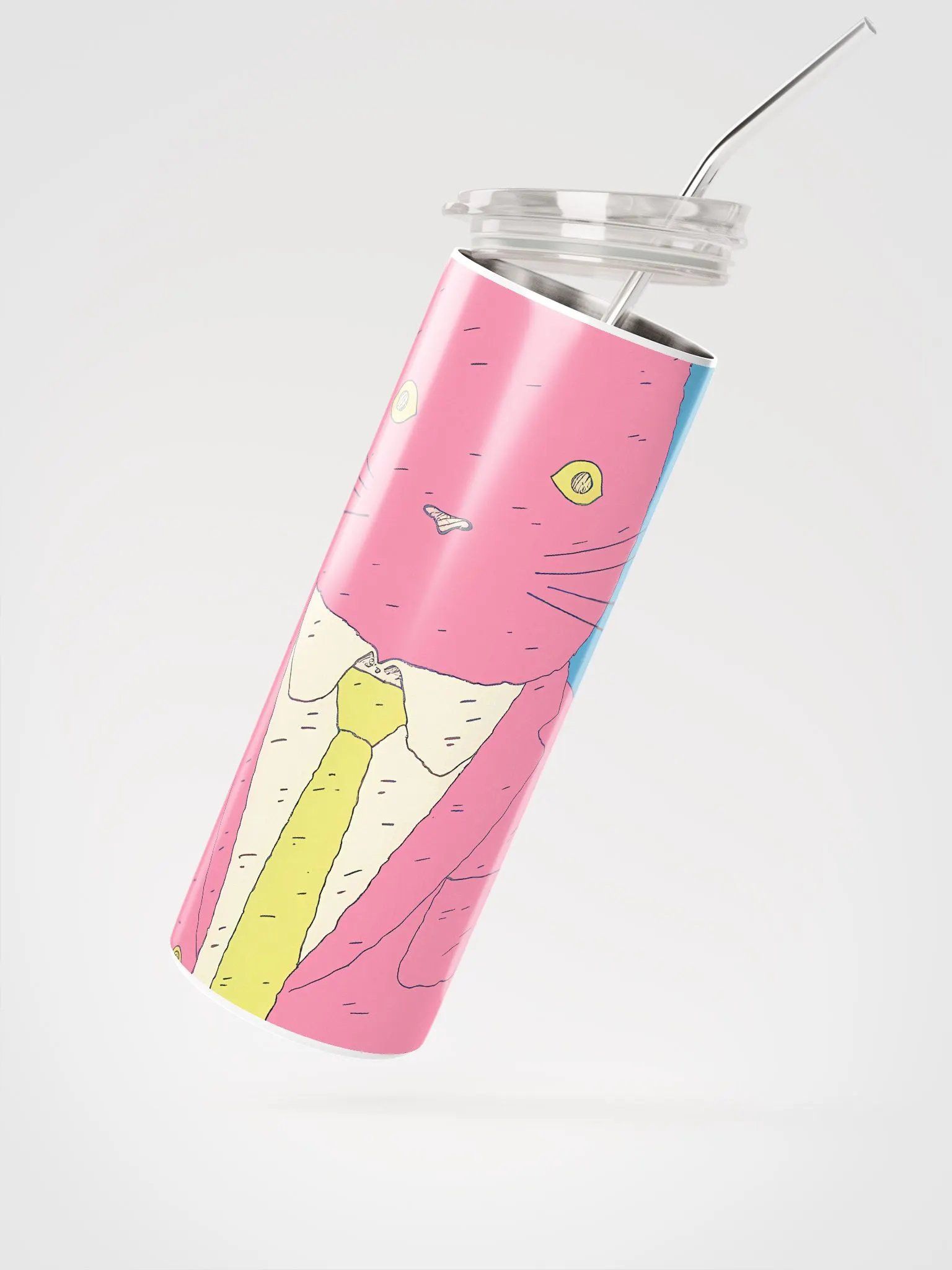 Mr. Whisker's Enterprise: The Pensive Professional Tumbler product image (2)