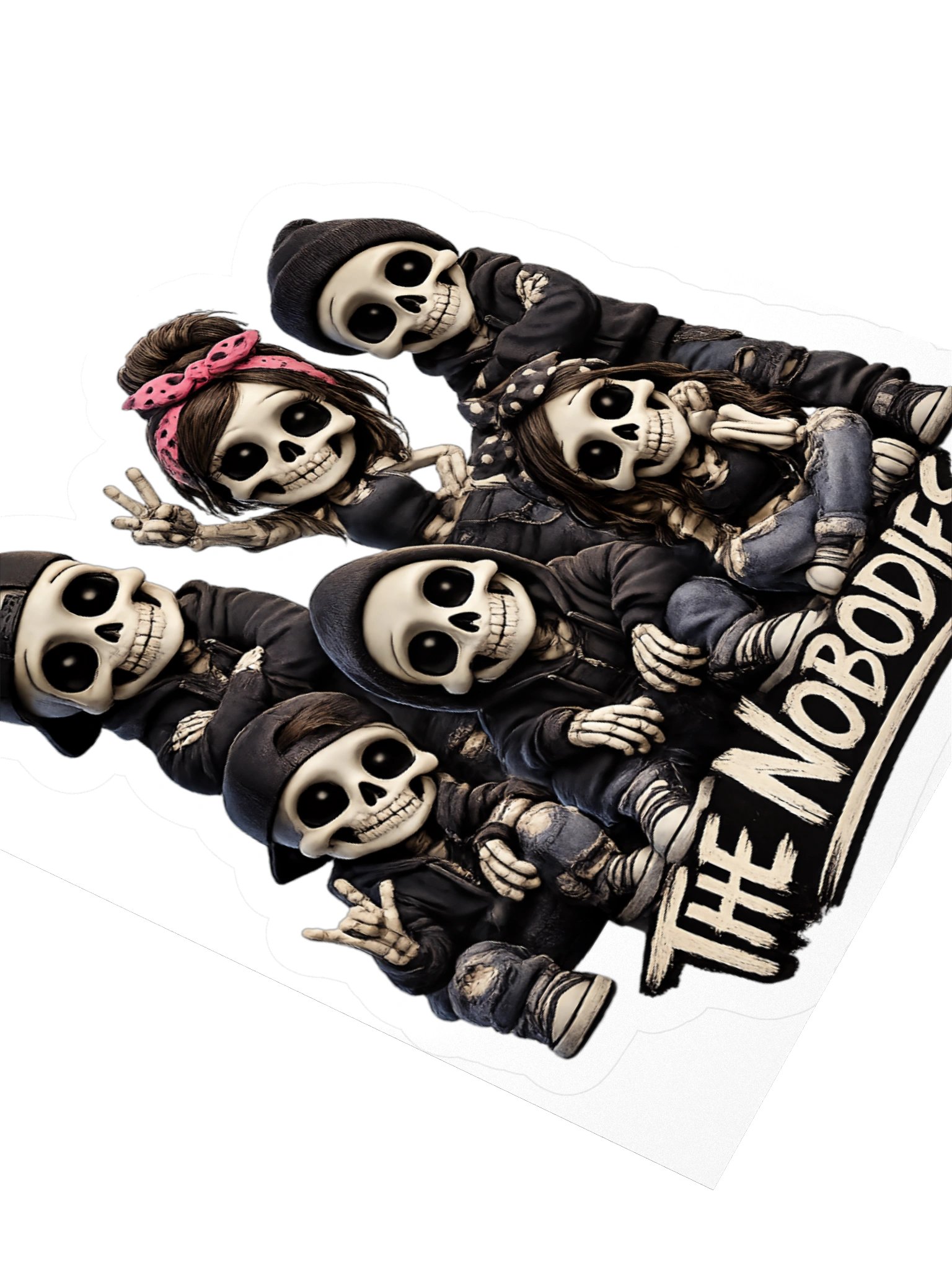 ''The Nobodies'' Kiss Cut Stickers product image (2)