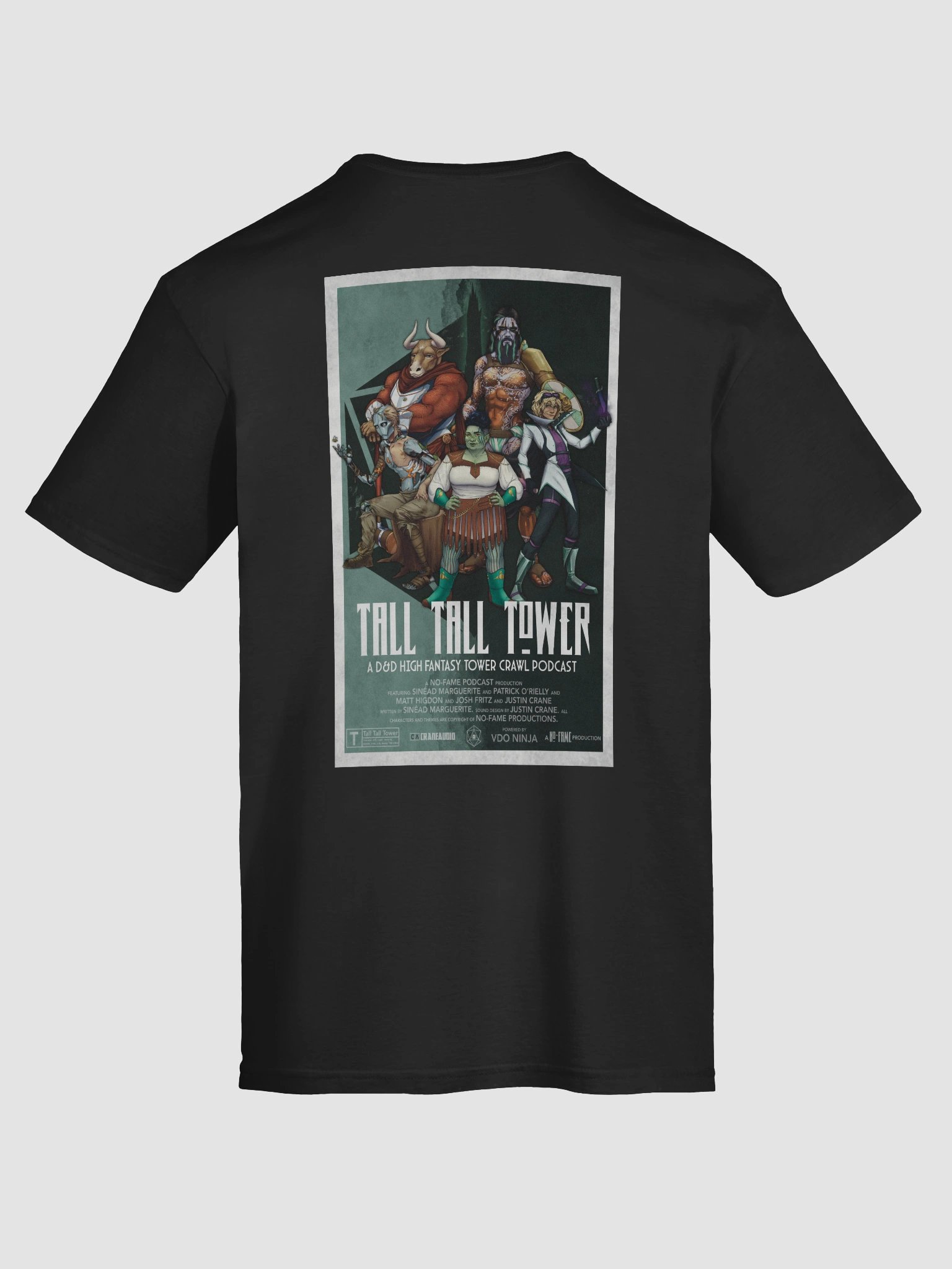 Tall Tall Tower Poster Back Design Soft Tee product image (11)