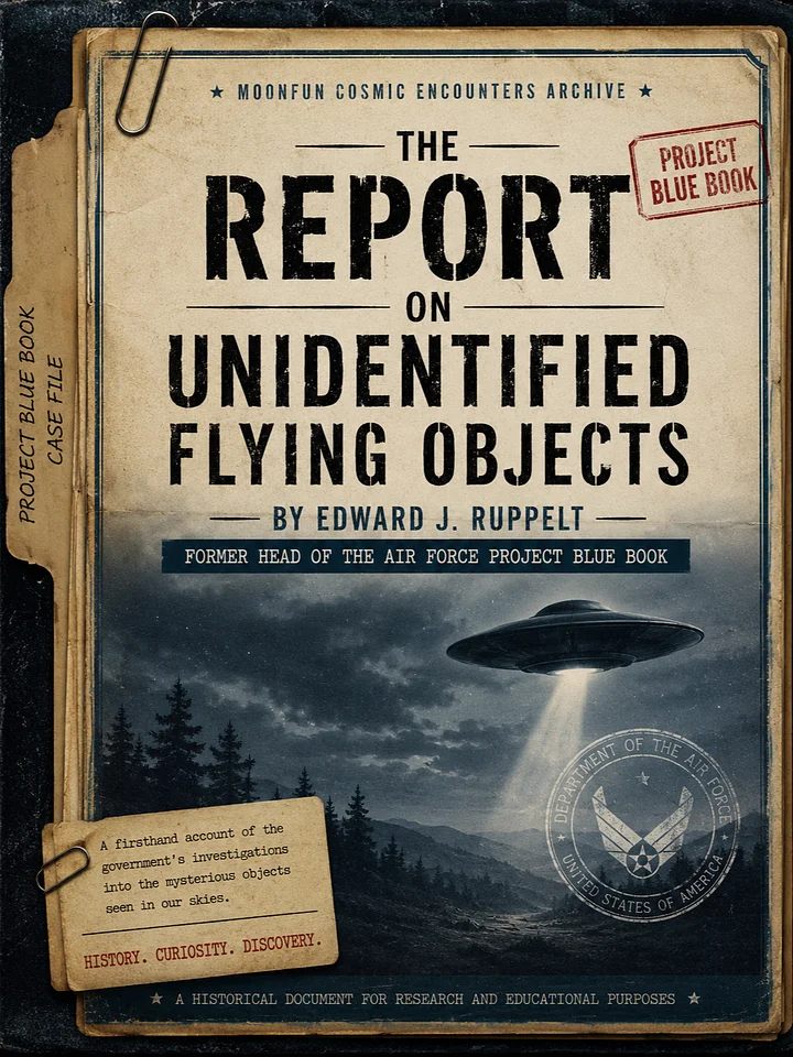 📚 MoonFun Cosmic Encounters Archive #1: The Report on Unidentified Flying Objects (Free PDF Download) product image (1)