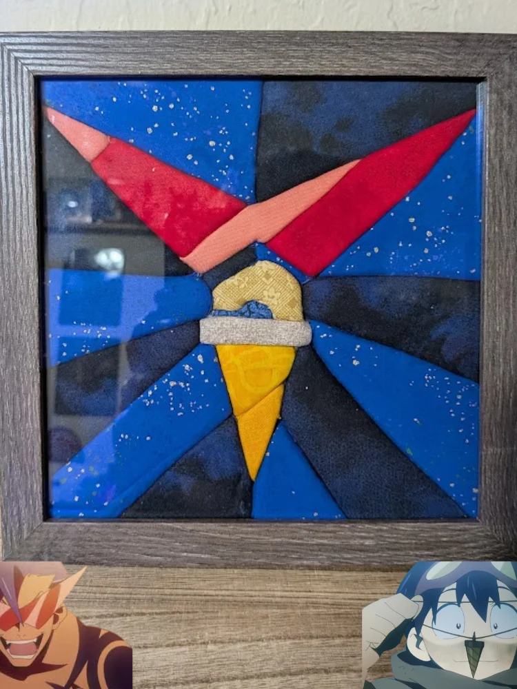 Gurren Lagann Kinusaiga (Framed Fabric Art) product image (1)