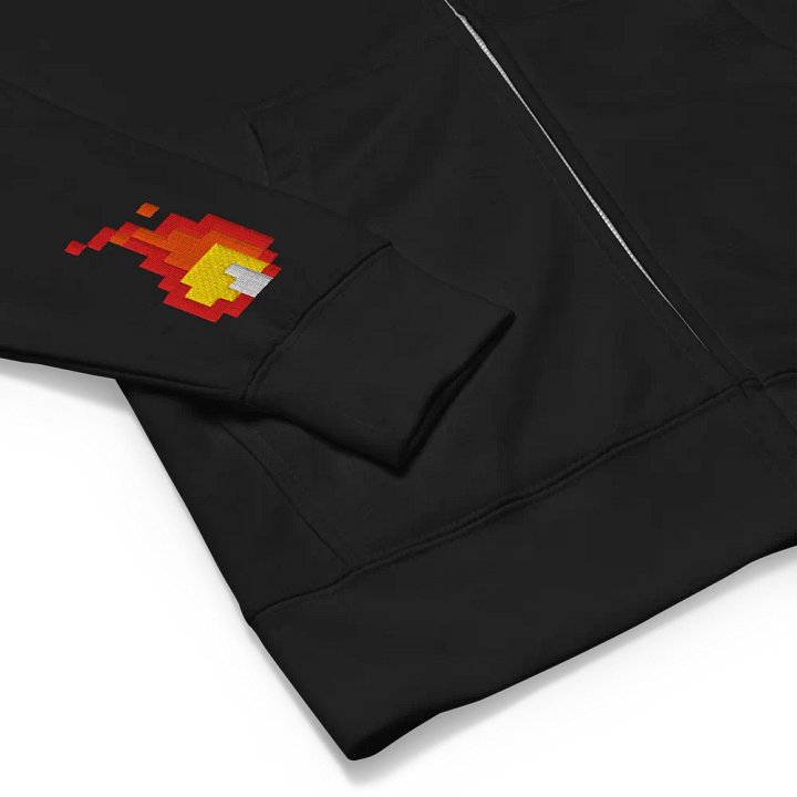 Phlare Flame Fleece Zip Up Hoodie product image (2)