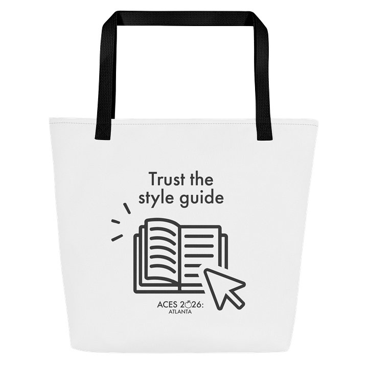 Trust the style guide tote bag - limited edition product image (1)