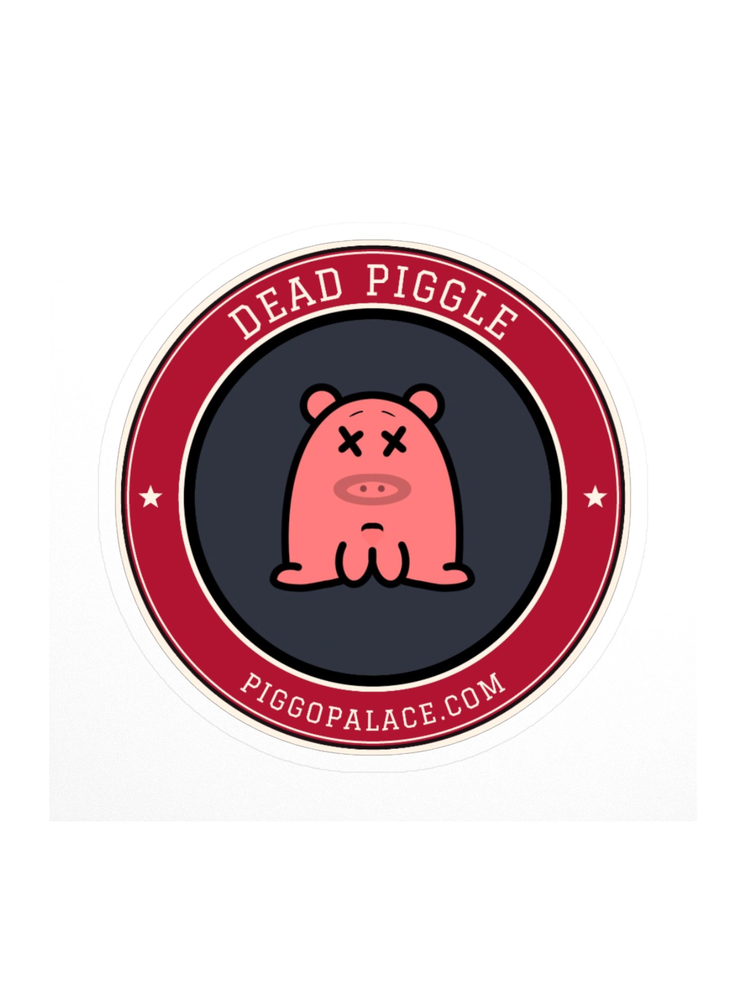 Dead Piggle Varsity Sticker product image (2)