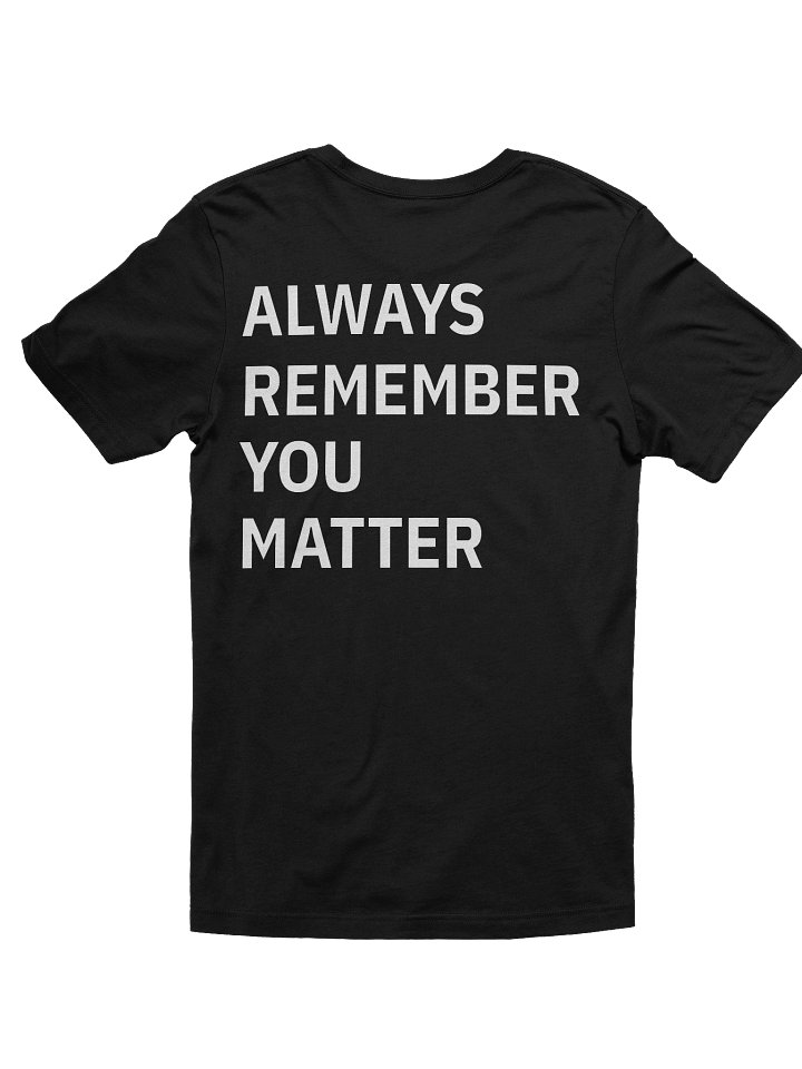 You Matter Tee Double Sided Black product image (2)