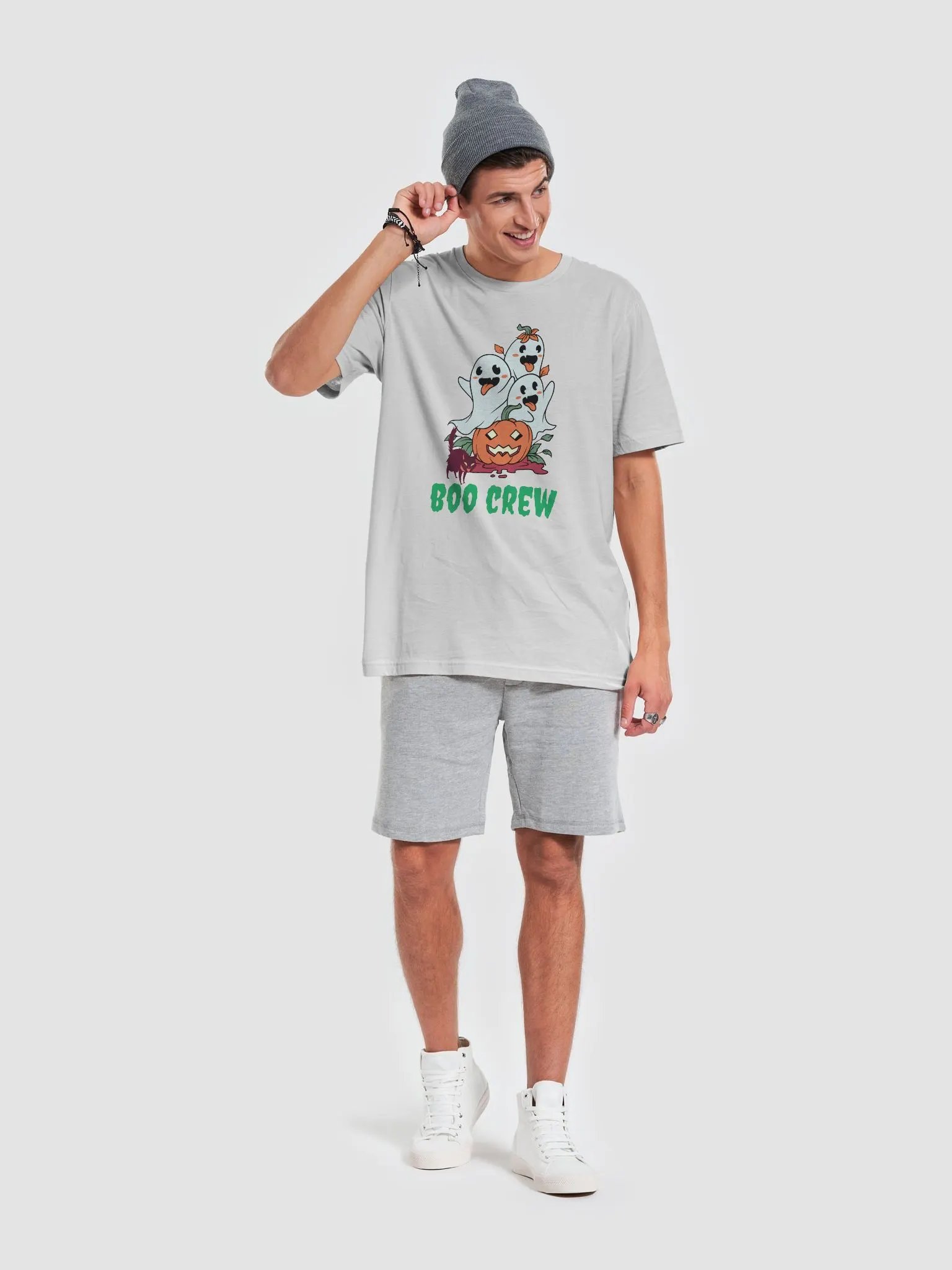 Boo Crew Ghosts Halloween T-Shirt product image (3)