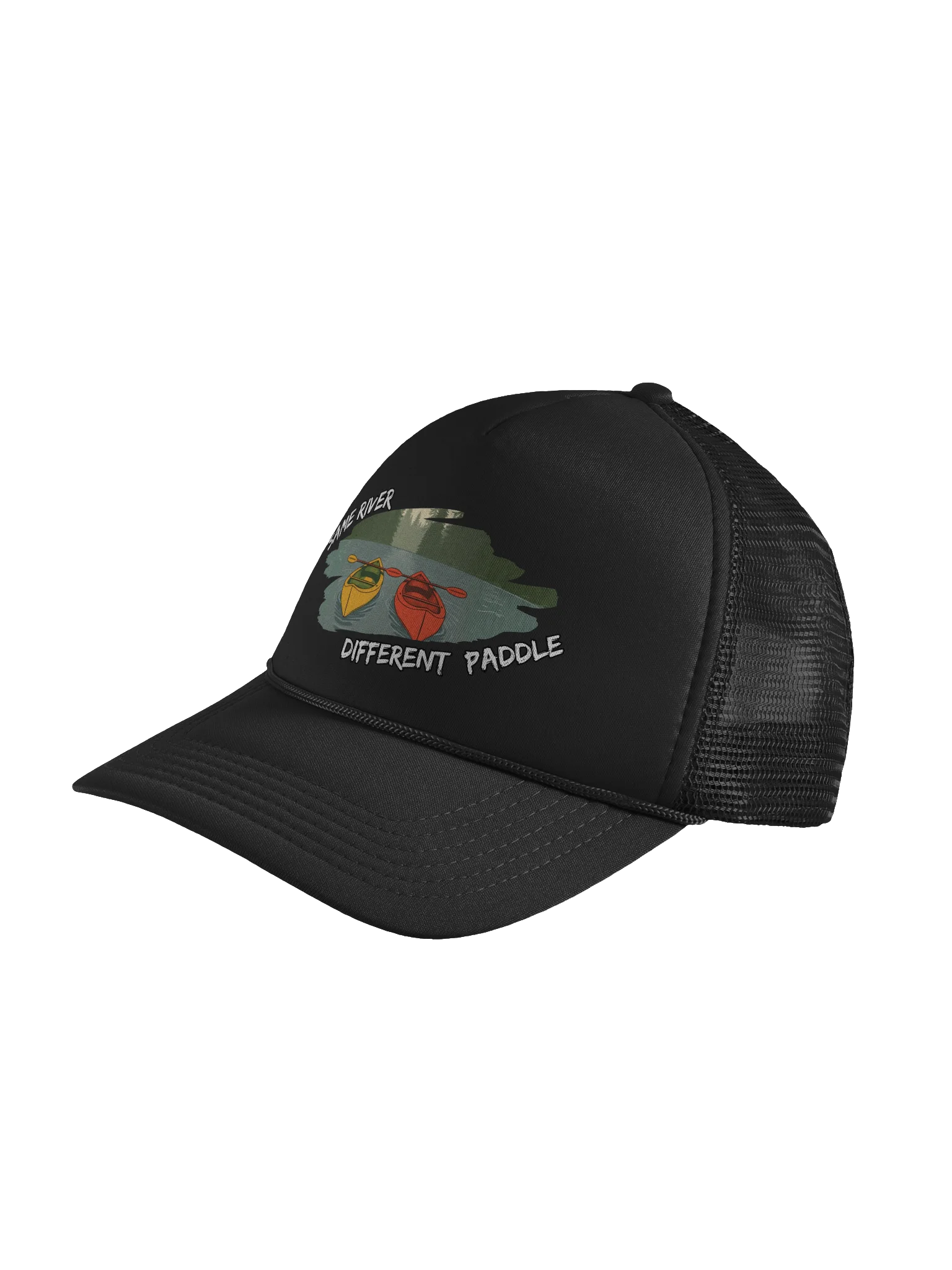 Same River, Different Paddle – Outdoorsy Couples Adventure Hat product image (4)