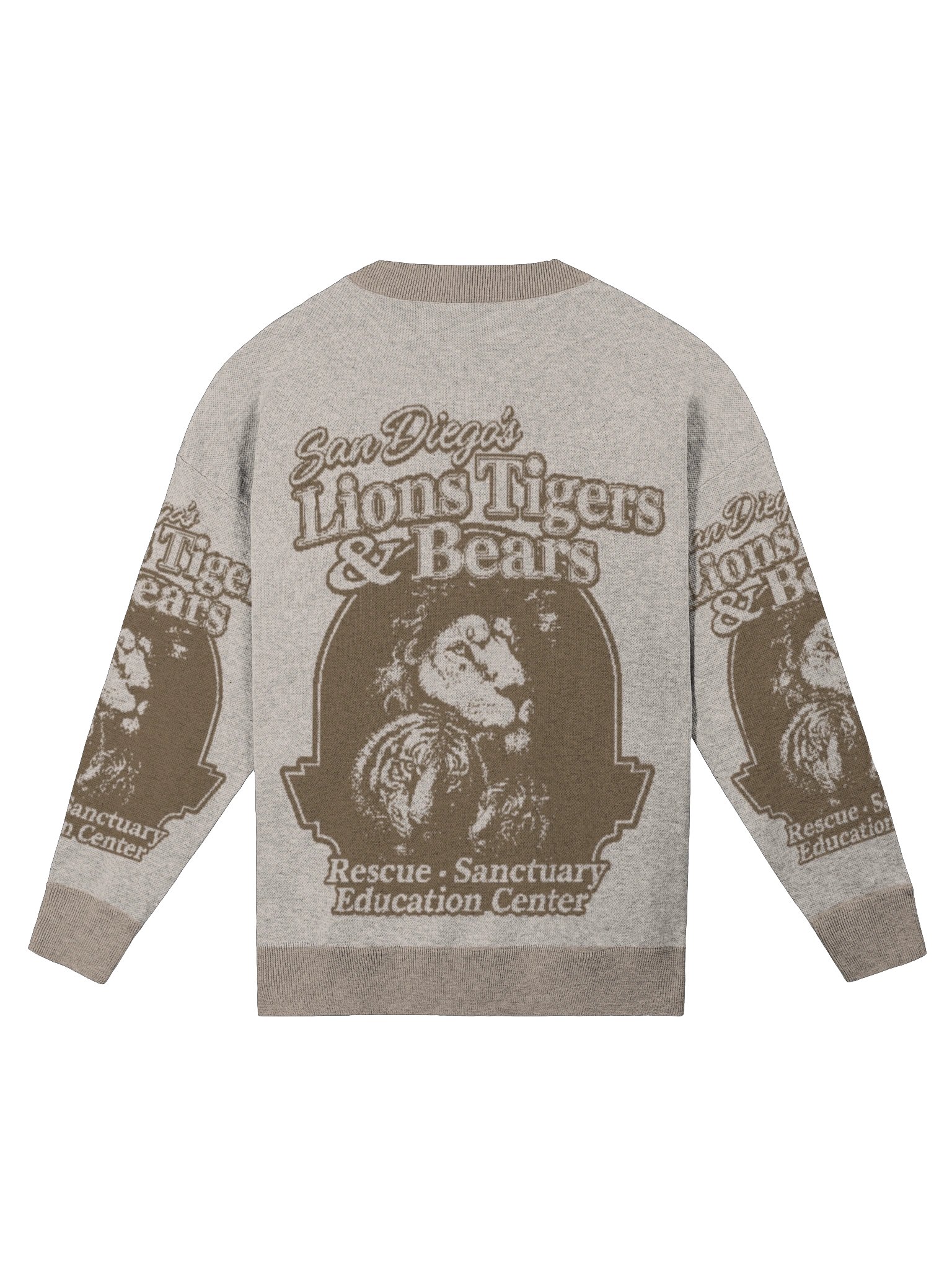 LTB Giant Logo Knit Sweater (Desert Sand/Peanut/Coco) product image (2)