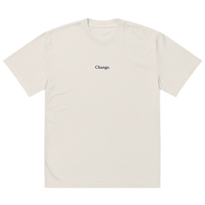 Change. Embroidered Minimal Tee product image (2)