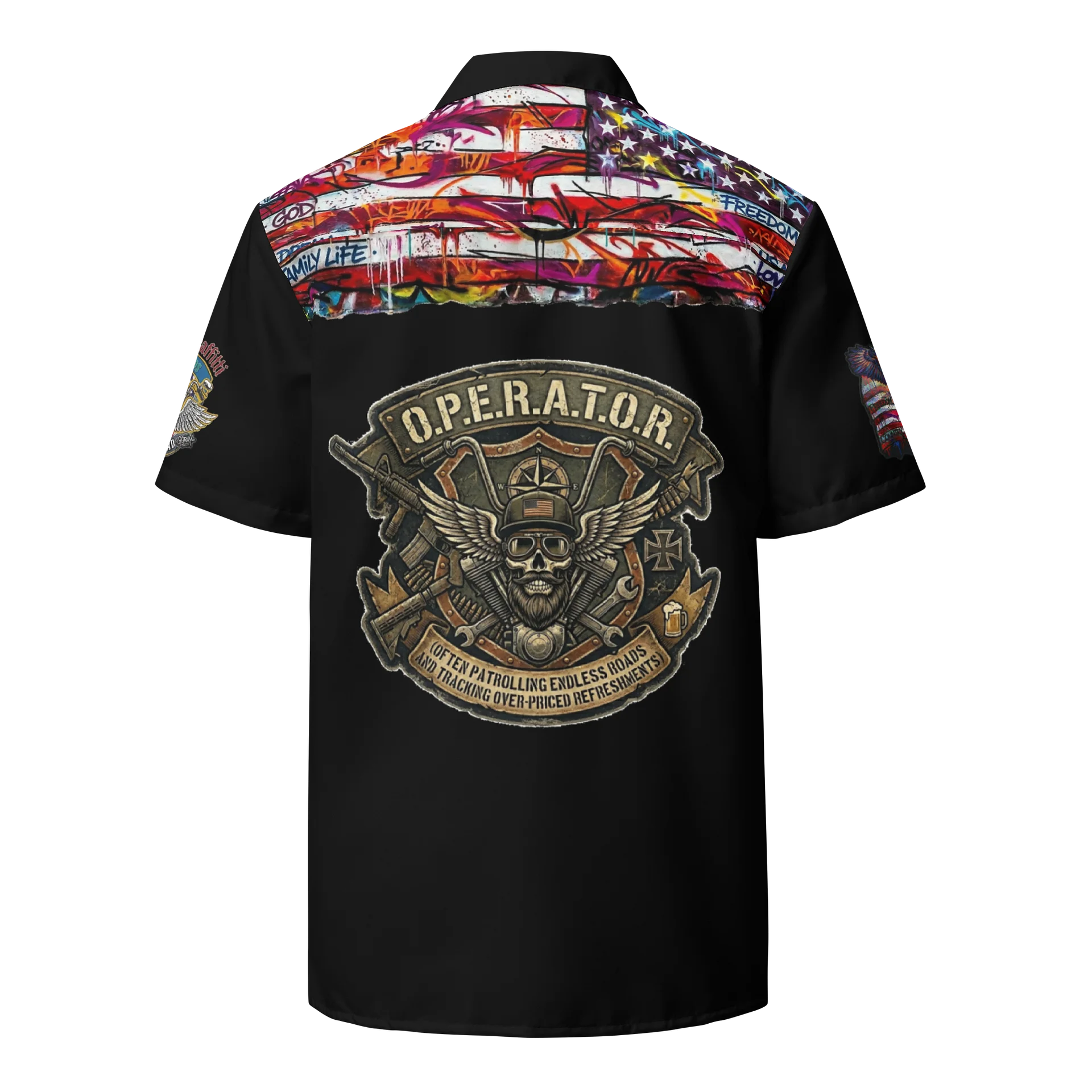 MötoGraffitti O.P.E.R.A.T.O.R. Club Shirt (the 250 yr USA Anniversary vers) product image (2)