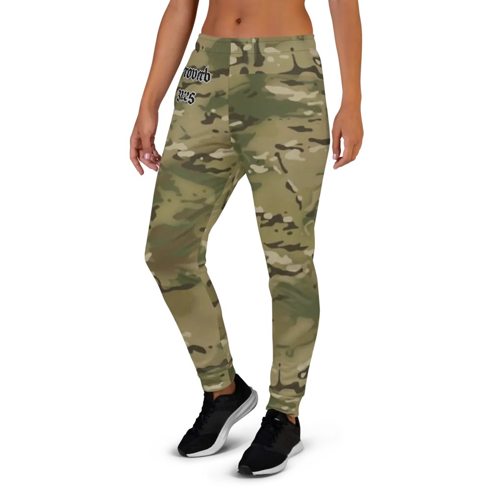 Faithful Camo: Proverb 3:25 Women's Joggers - Multicam product image (3)
