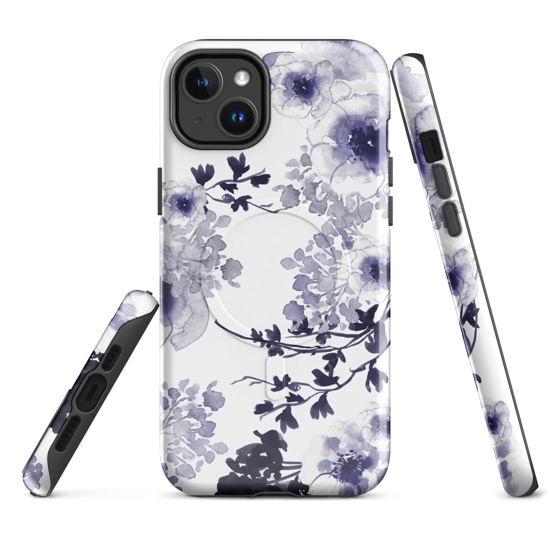 Elegant Blue Spring iPhone® case MagSafe® product image (1)