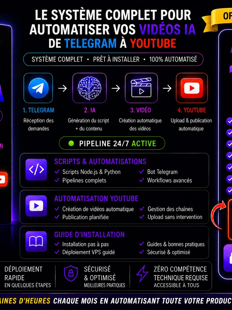 Automatisez toute votre création de vidéos IA product image (1)