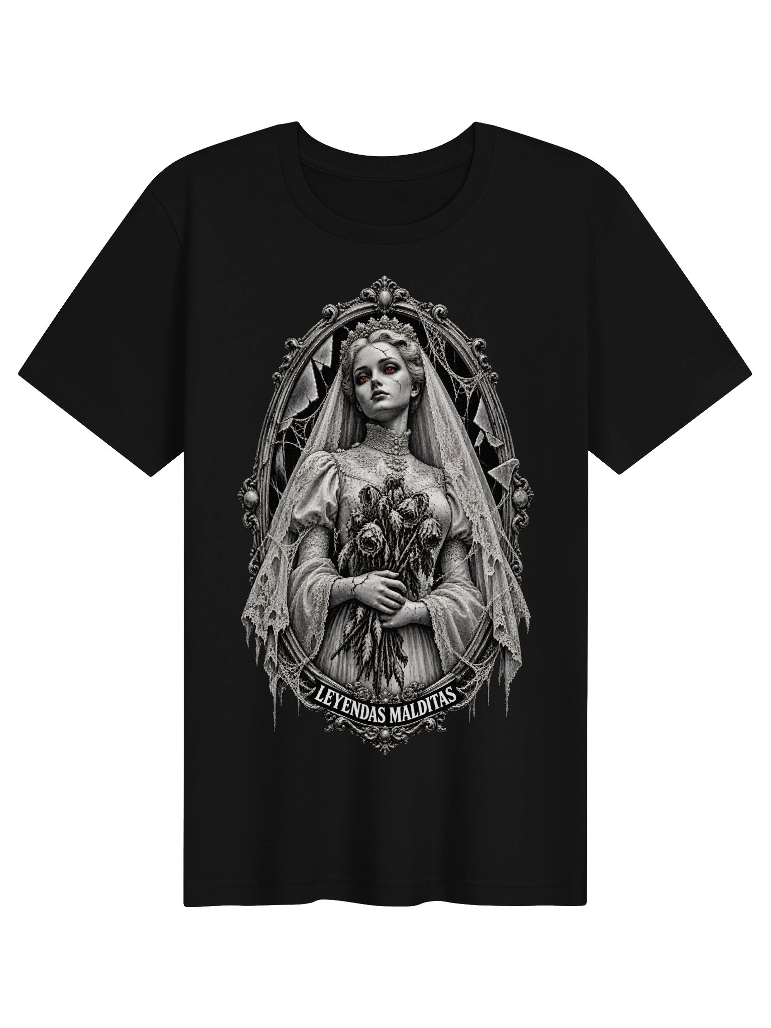 La Pascualita – Mexican Folklore Horror Shirt, Haunted Bride Mannequin Art product image (1)