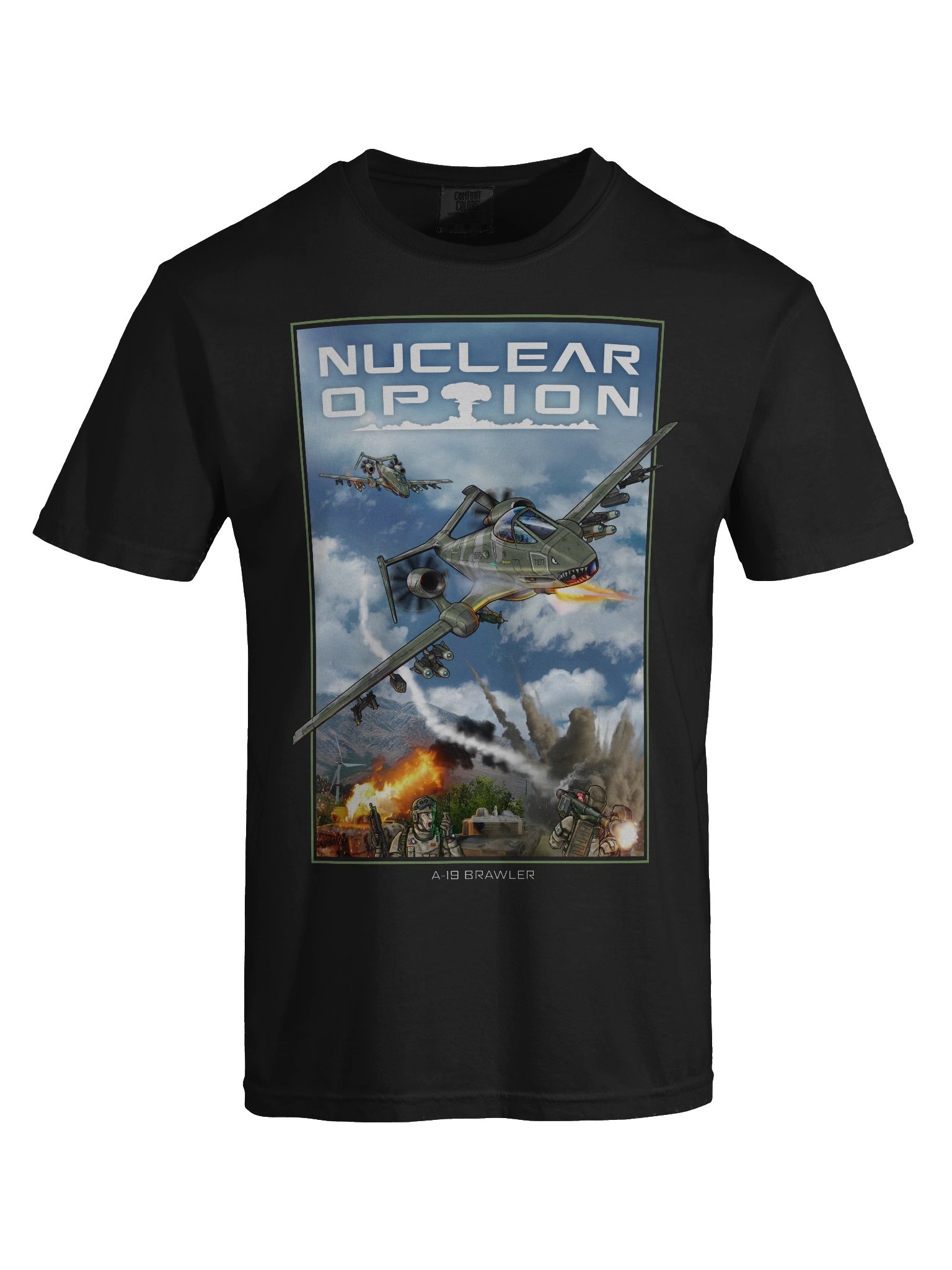 Brawler - Green Camo (Day) Tee product image (7)
