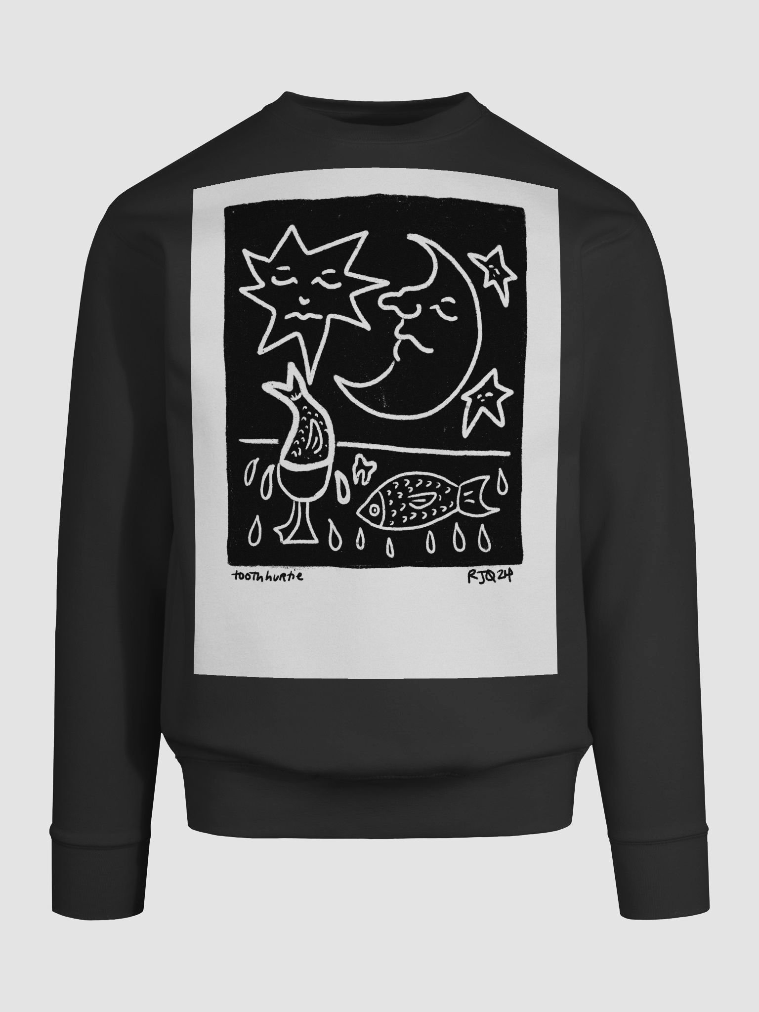 FISHIES UNDER THE MOON (SWEATSHIRT) product image (84)