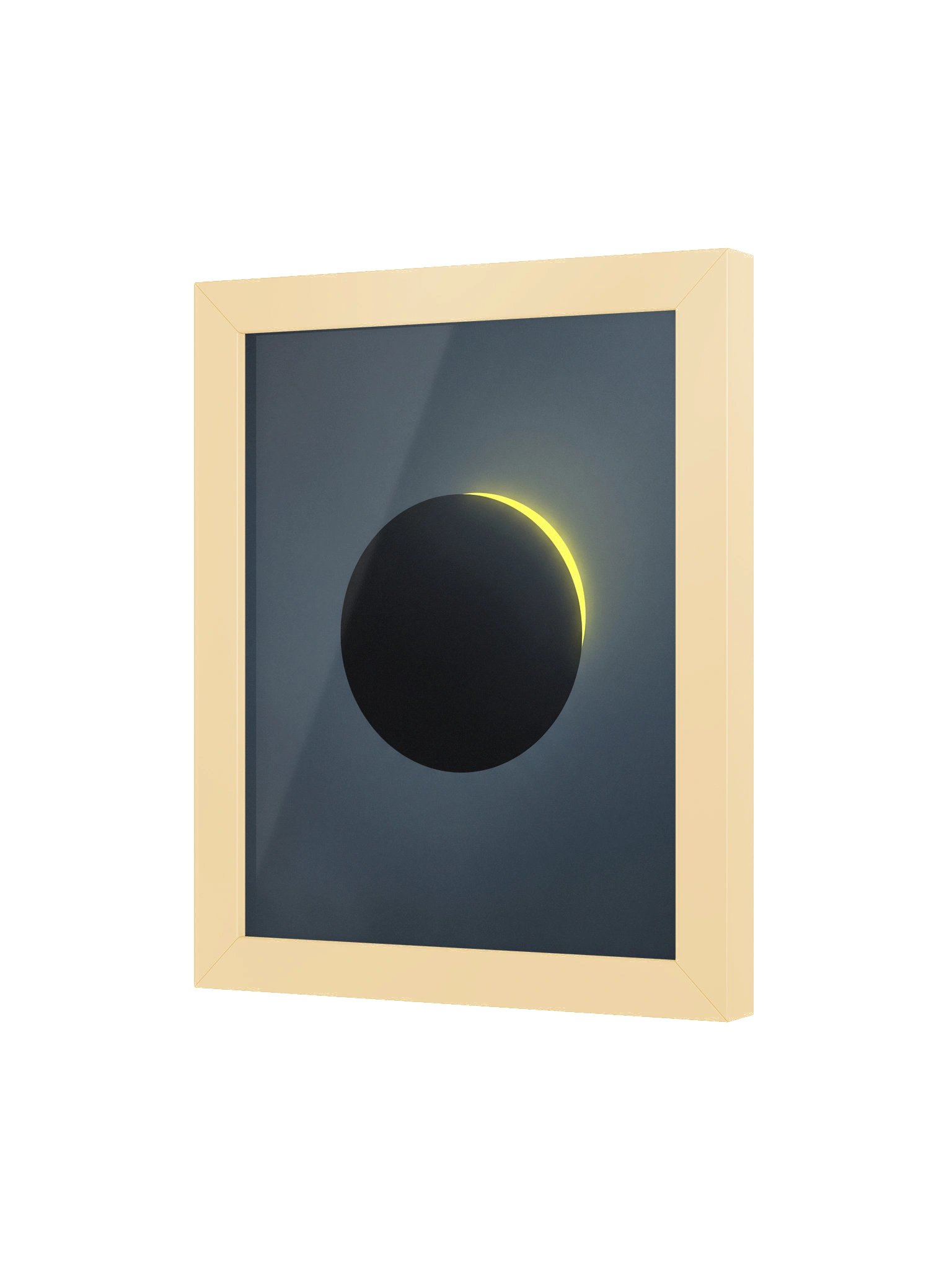 Black Sun - Minimalist Celestial Wall Art product image (3)