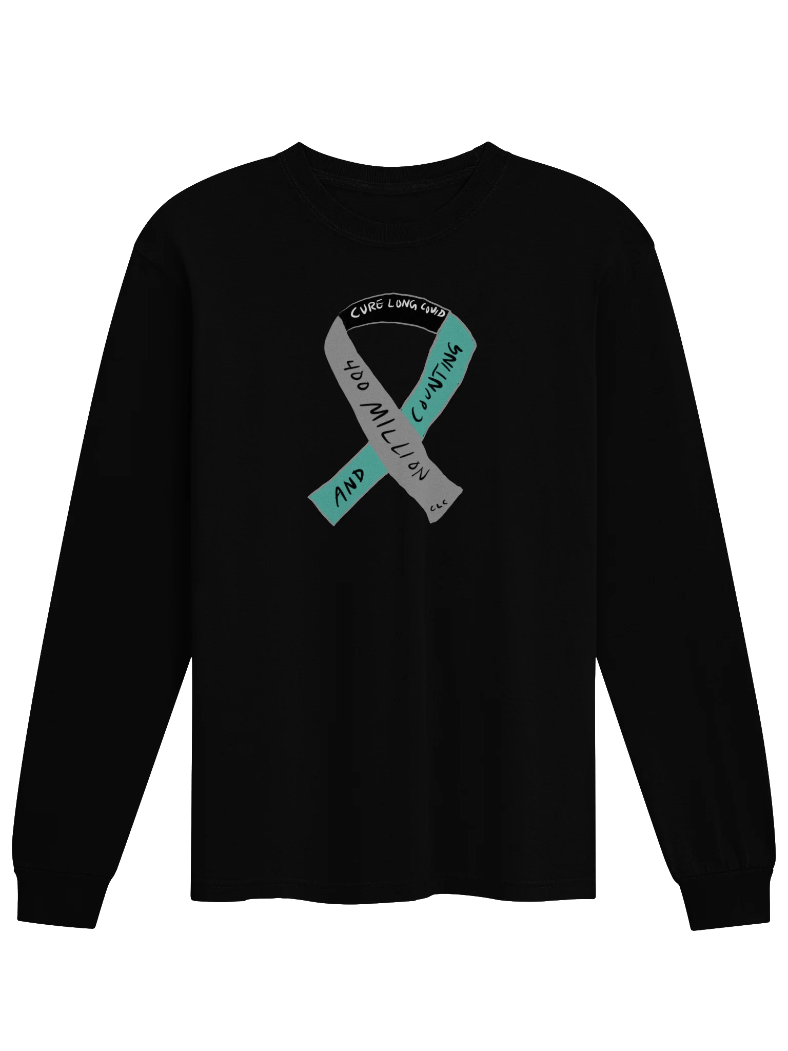 400 Million and Counting long sleeve tee product image (3)