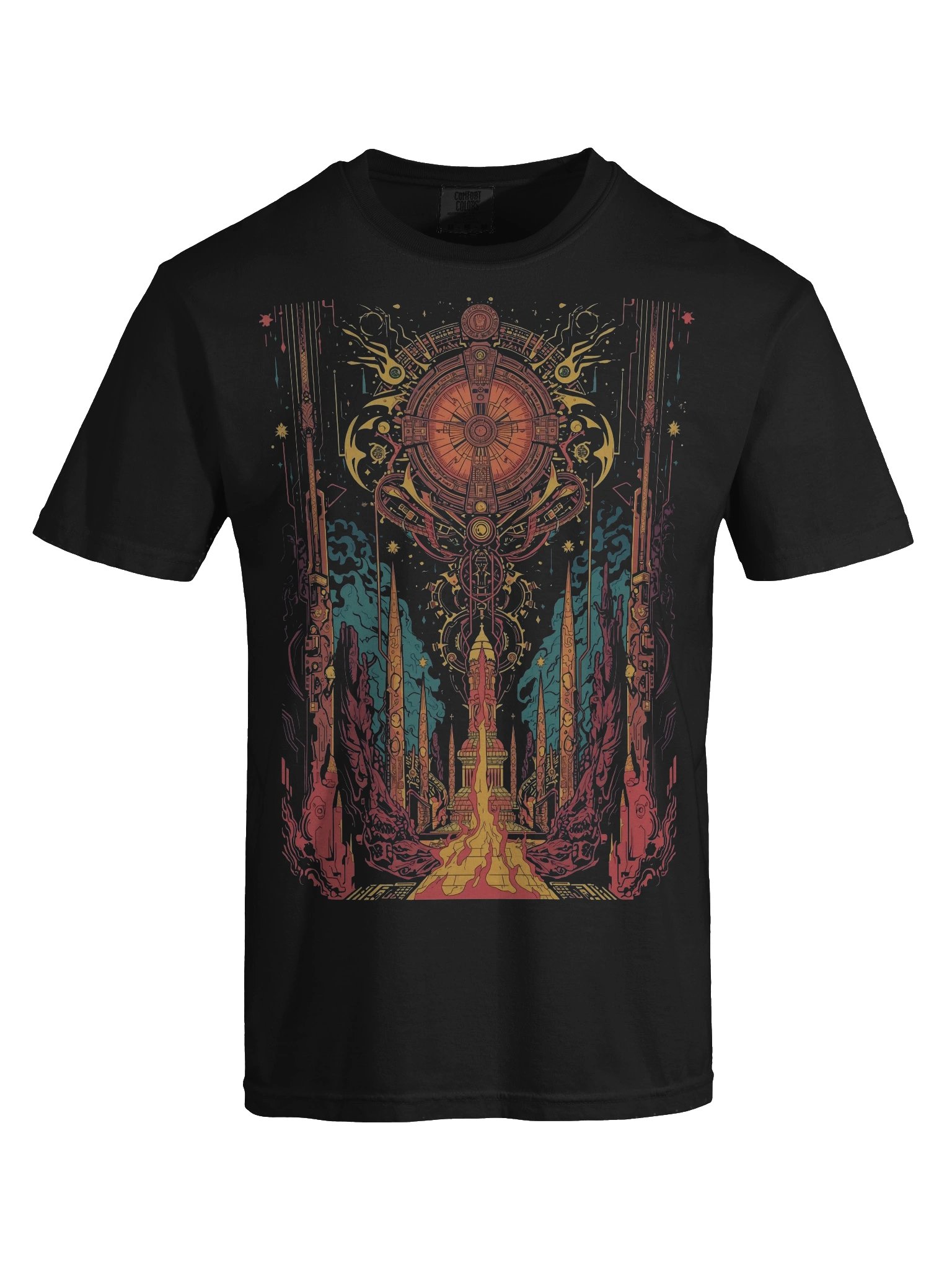 Cosmic Symmetry Heavyweight T-Shirt product image (2)