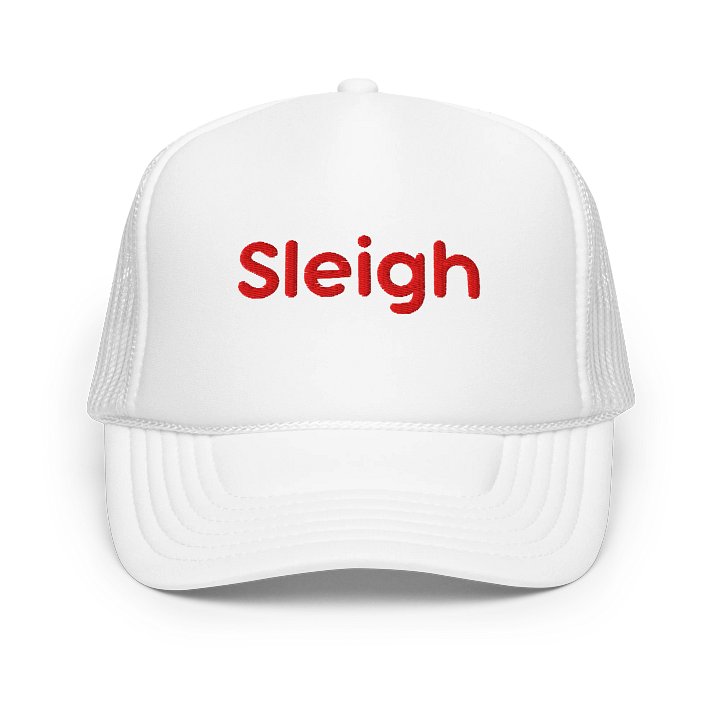 Sleigh Trucker Hat - 3D Puff Embroidery product image (1)