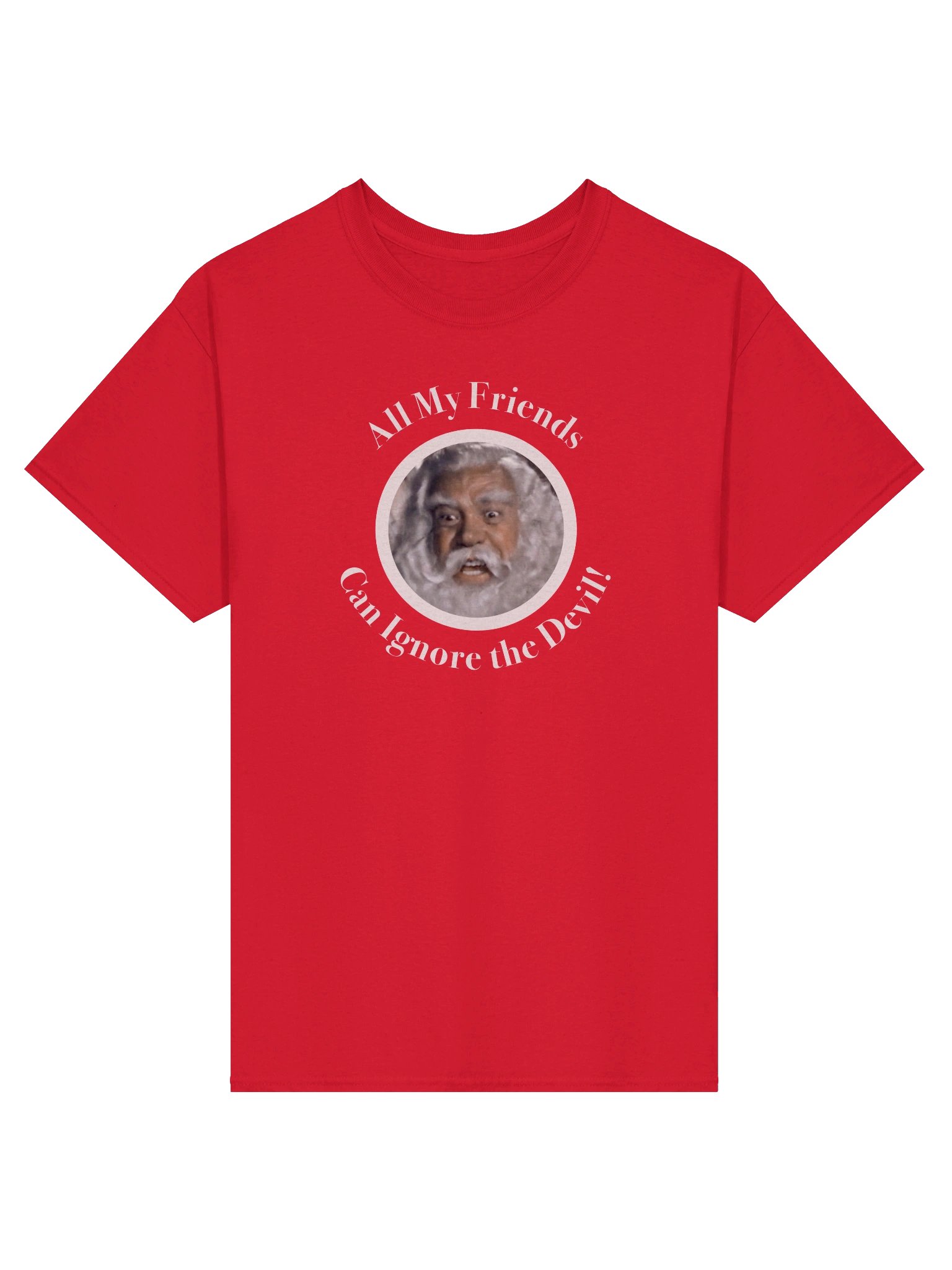 Santa Claus -- All My Friends Can Ignore the Devil Tee product image (1)